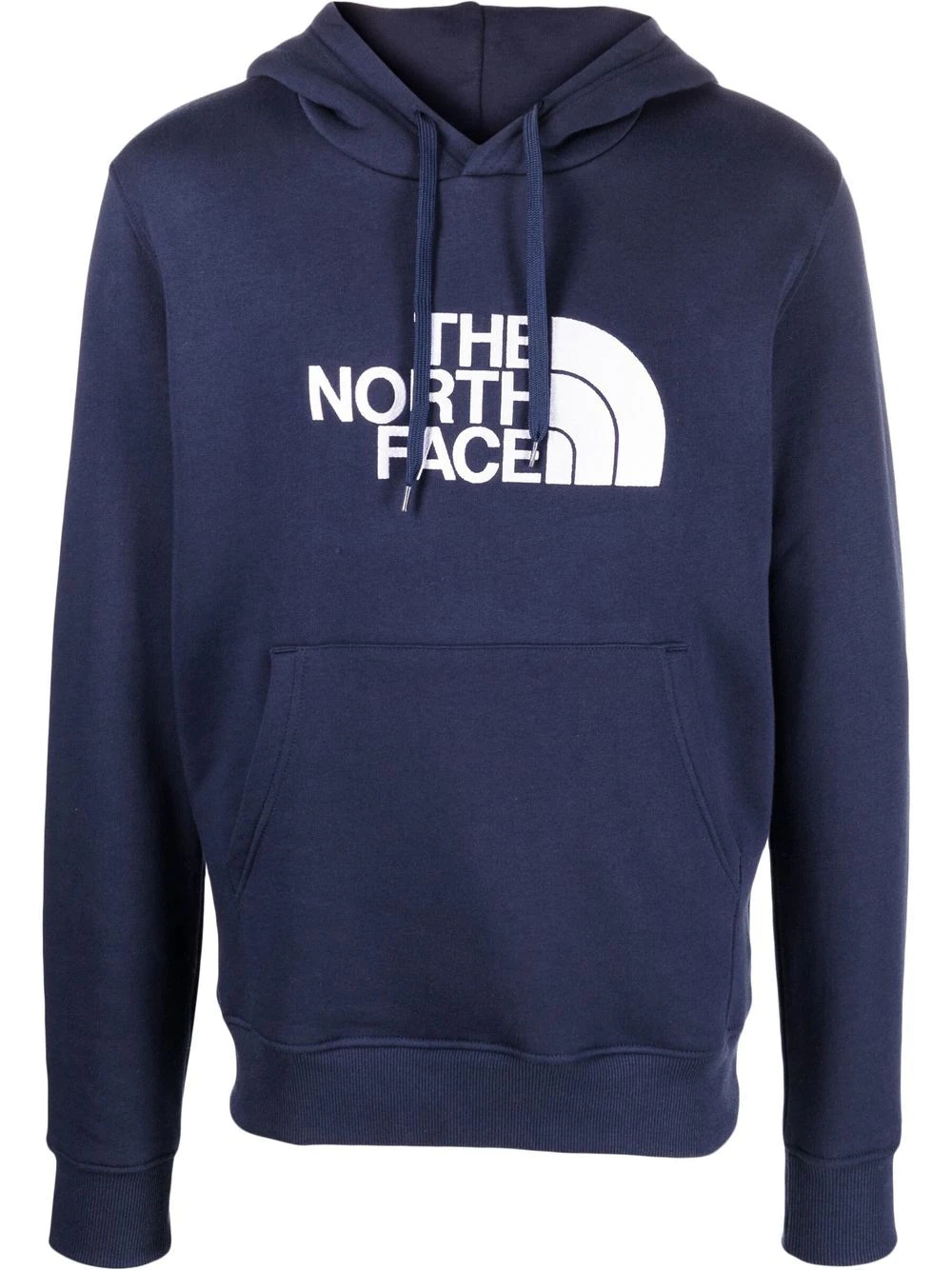 logo-print long-sleeve hoodie - 1