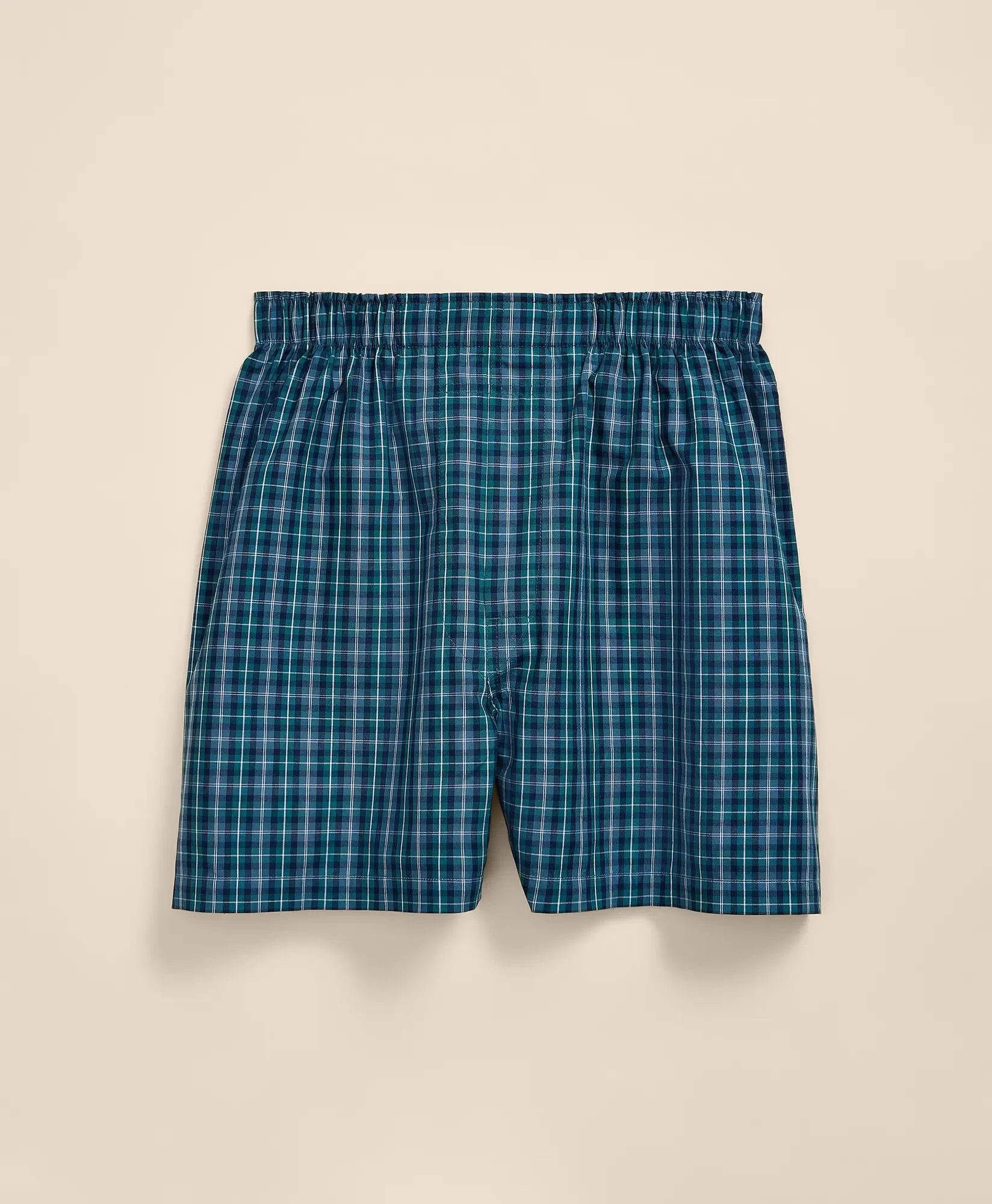 Cotton Broadcloth Tartan Boxers - 1