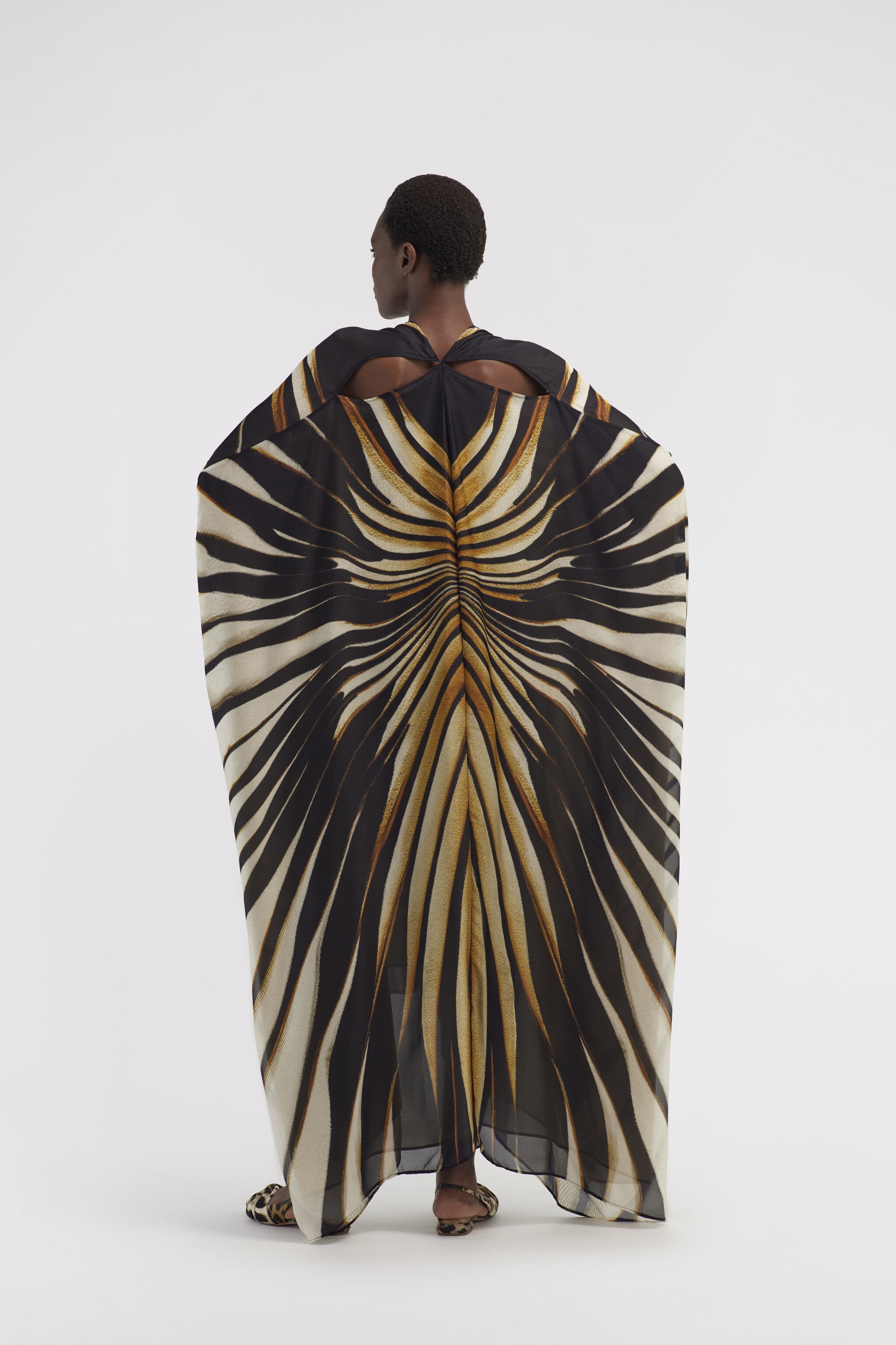 Kaftan with Ray of Gold print - 4