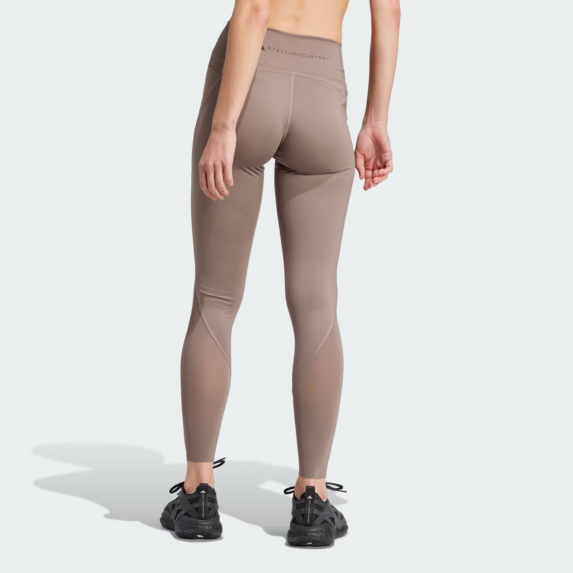 (WMNS) adidas By Stella McCartney True Purpose Optime Leggings 'Grey' IR9644 - 4