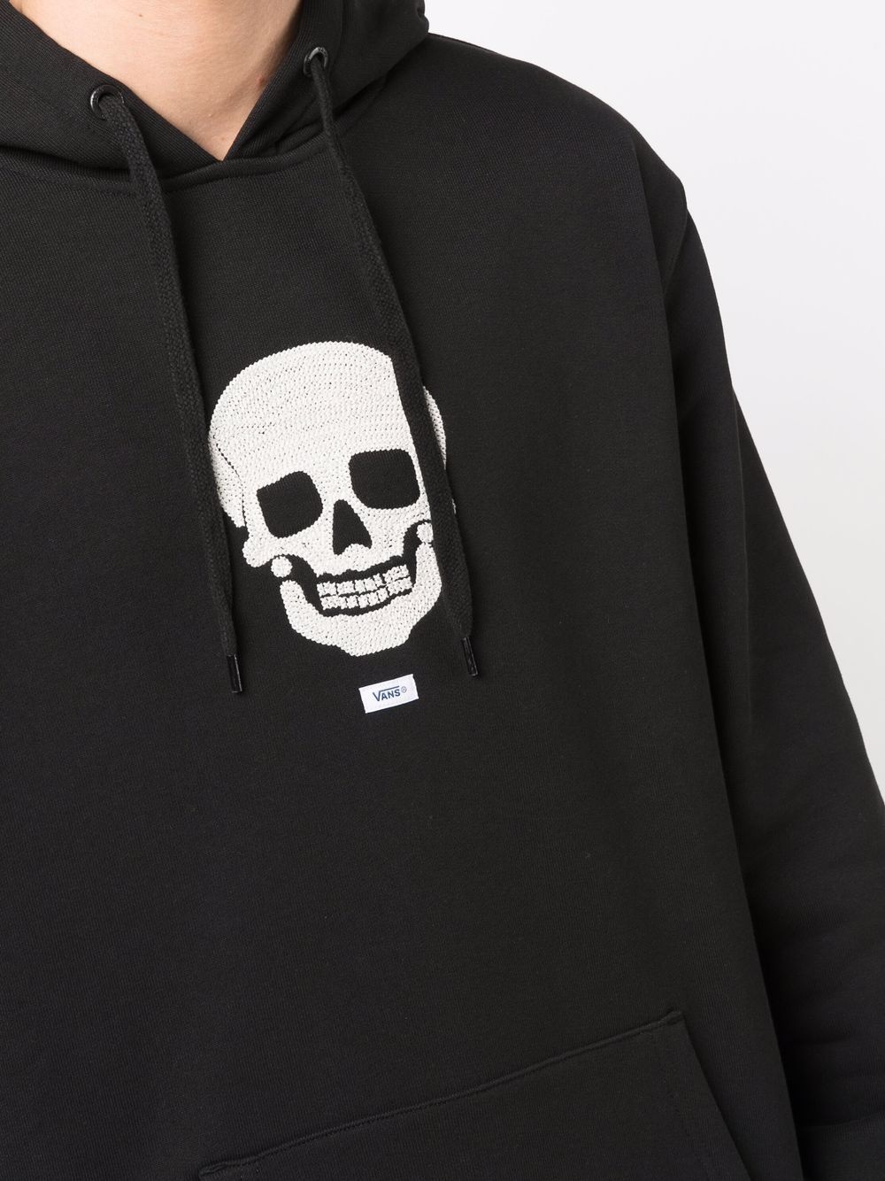 embroidered-skull hoodie - 5