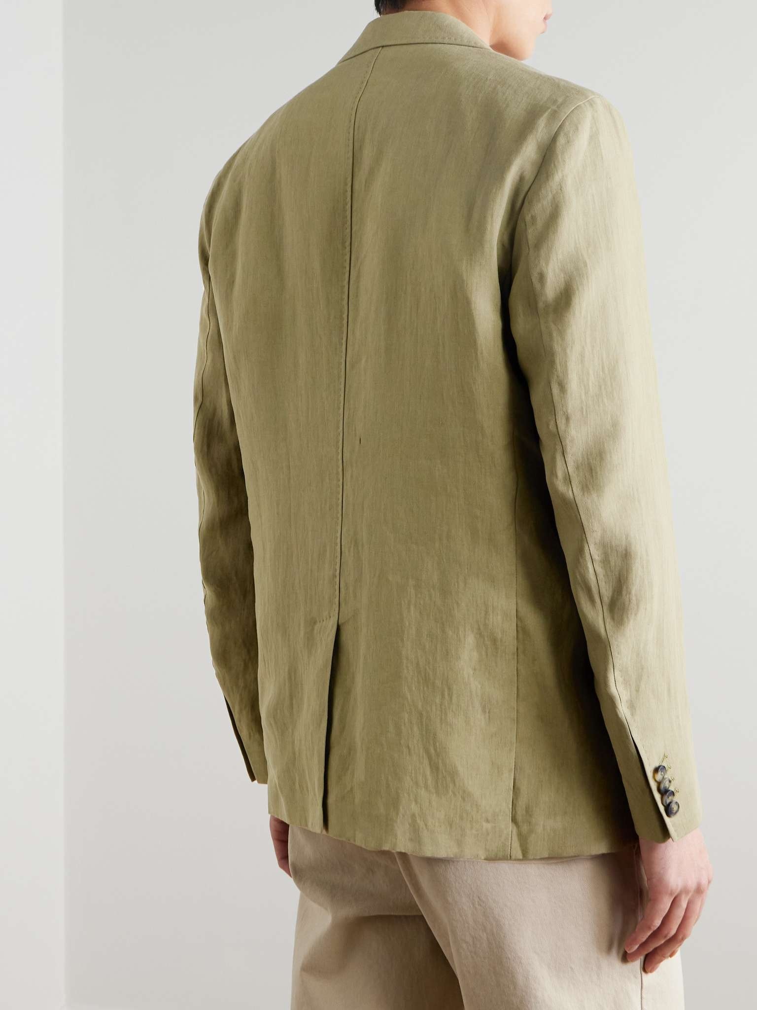 Garret Unstructured Linen Suit Jacket - 3