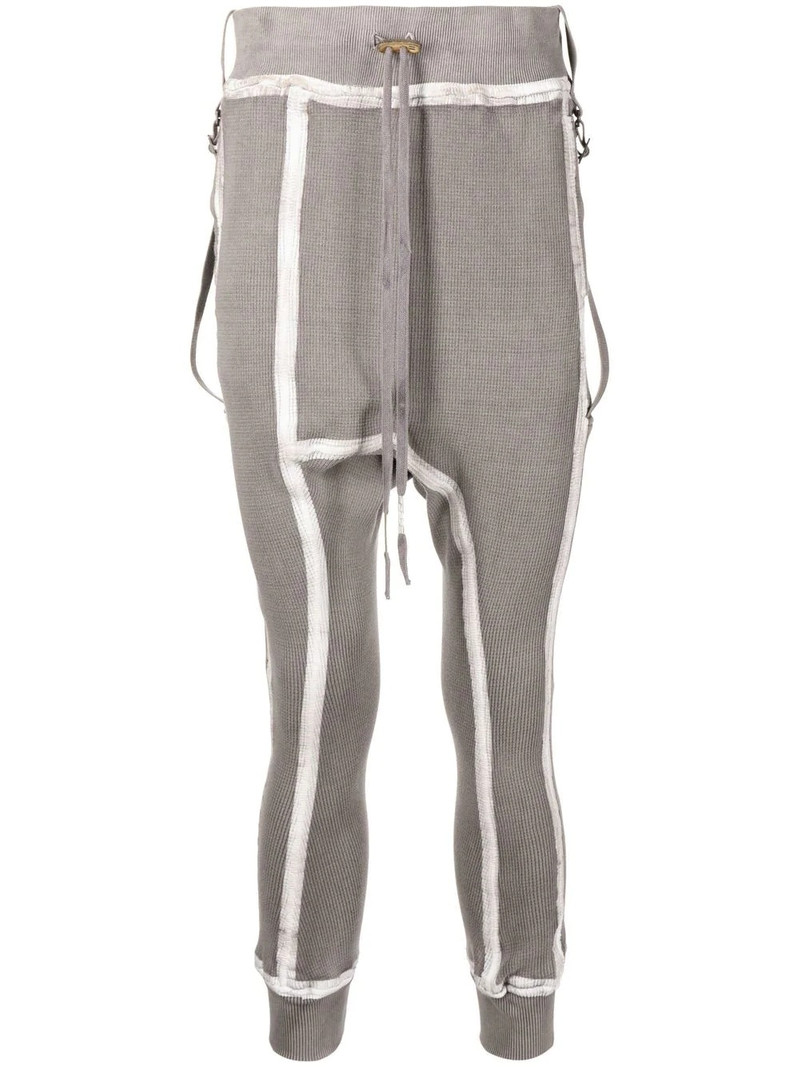 tape-detail drawstring 트랙 바지 1