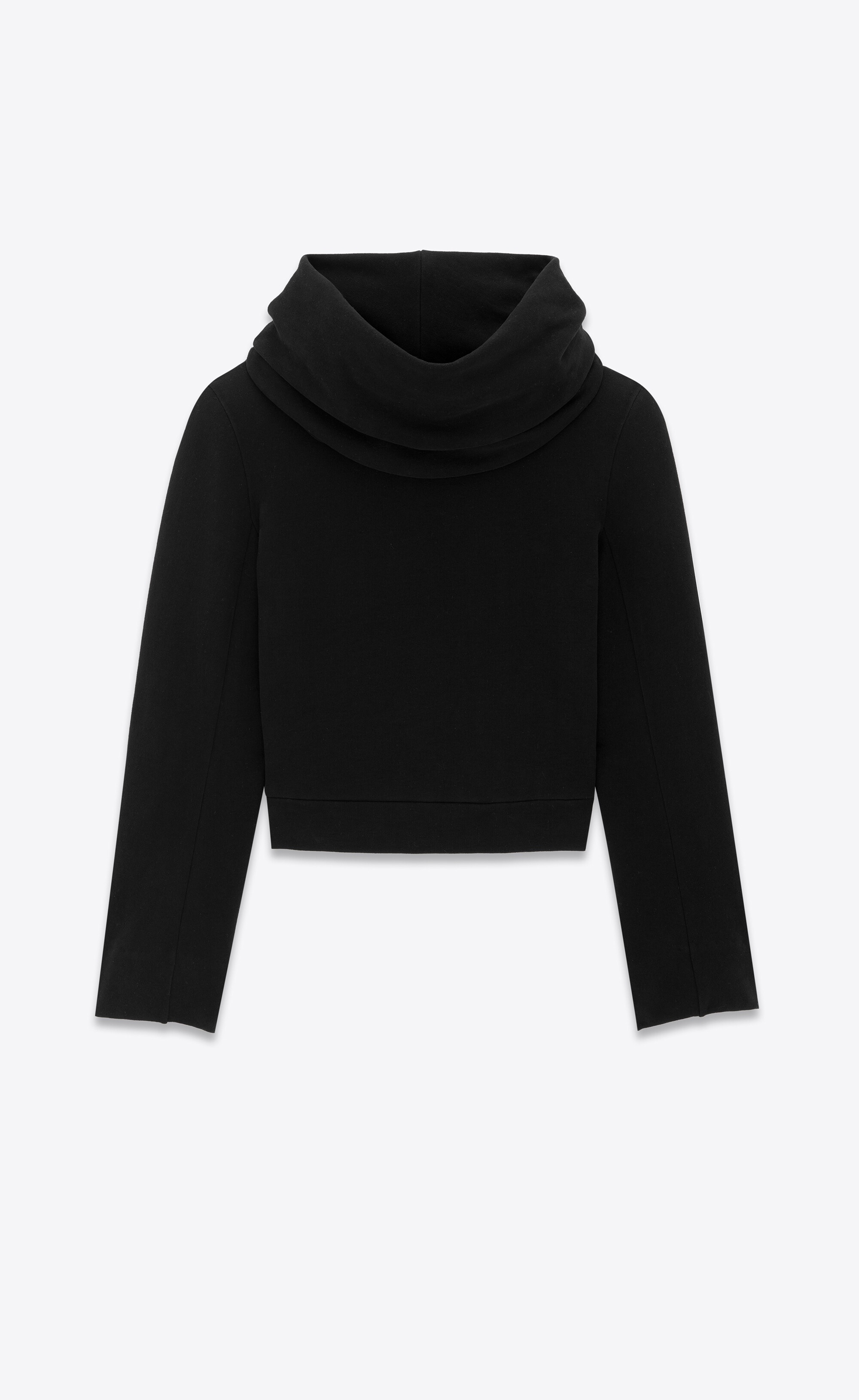 funnel-neck sweatshirt - 1