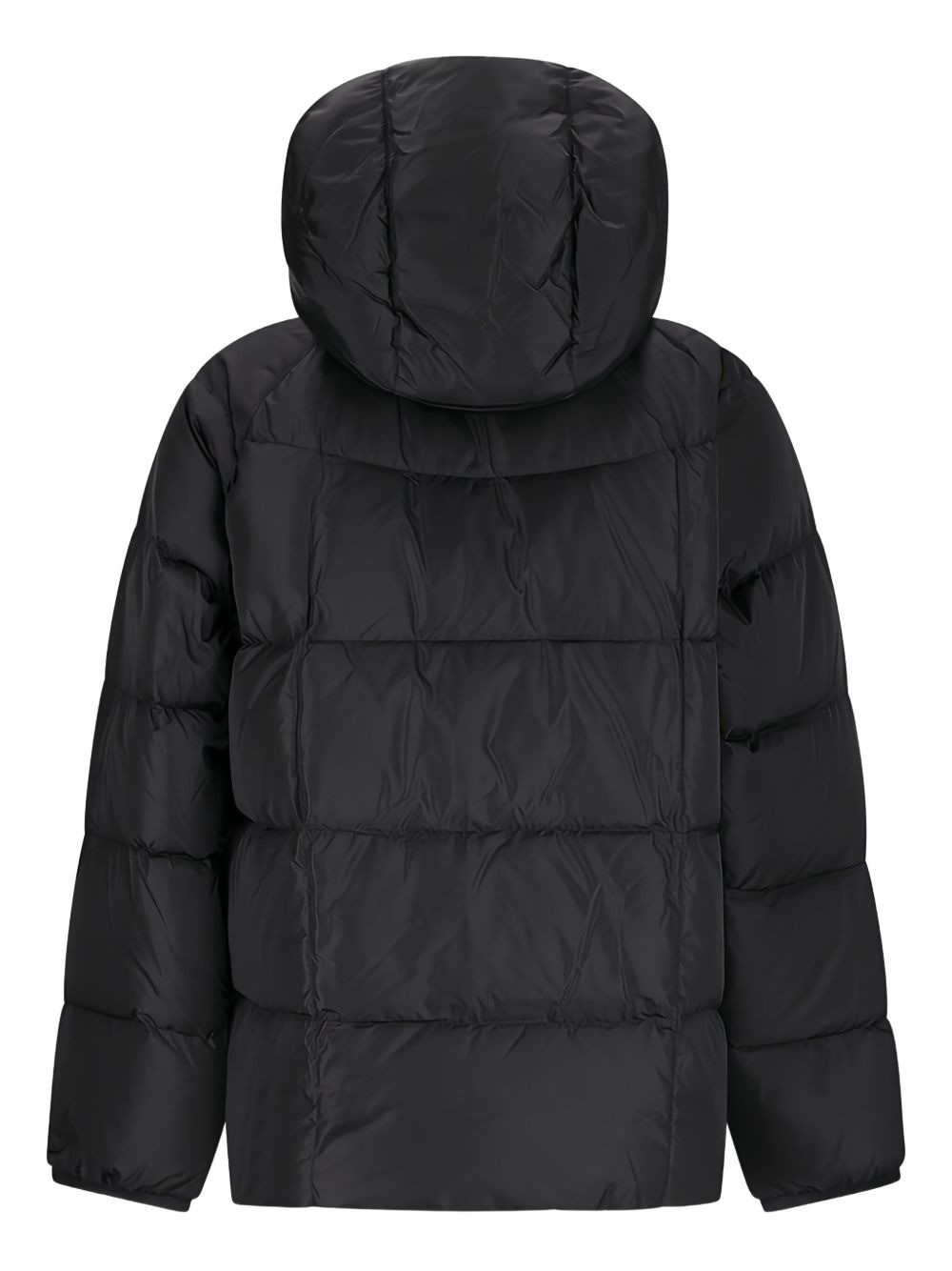 hooded padded down jacket - 2