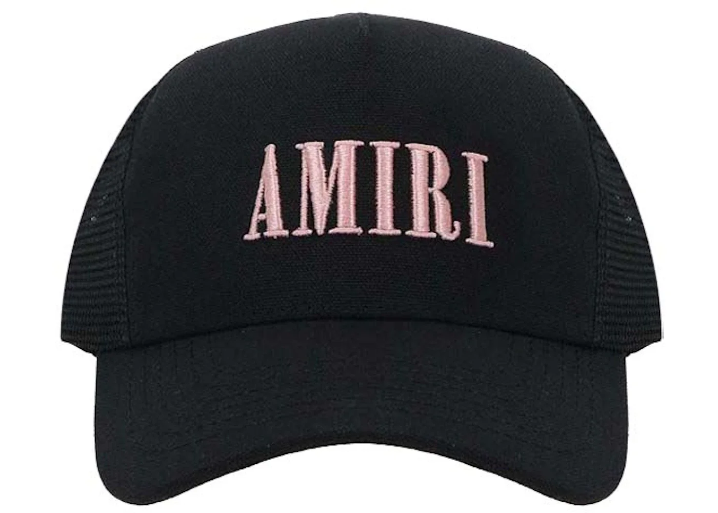 AMIRI Logo-Detailed Canvas/Mesh Baseball Cap Black - 1