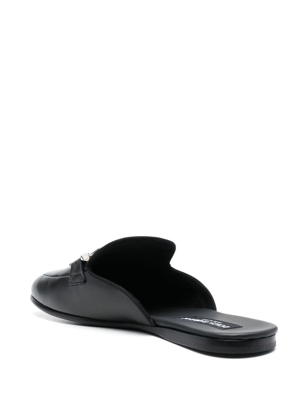 logo-plaque loafers - 3