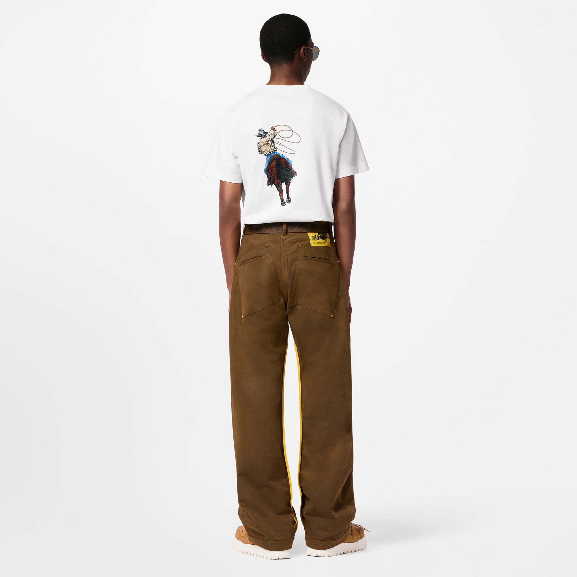 Graphic Embroidered Cotton T-Shirt - 3
