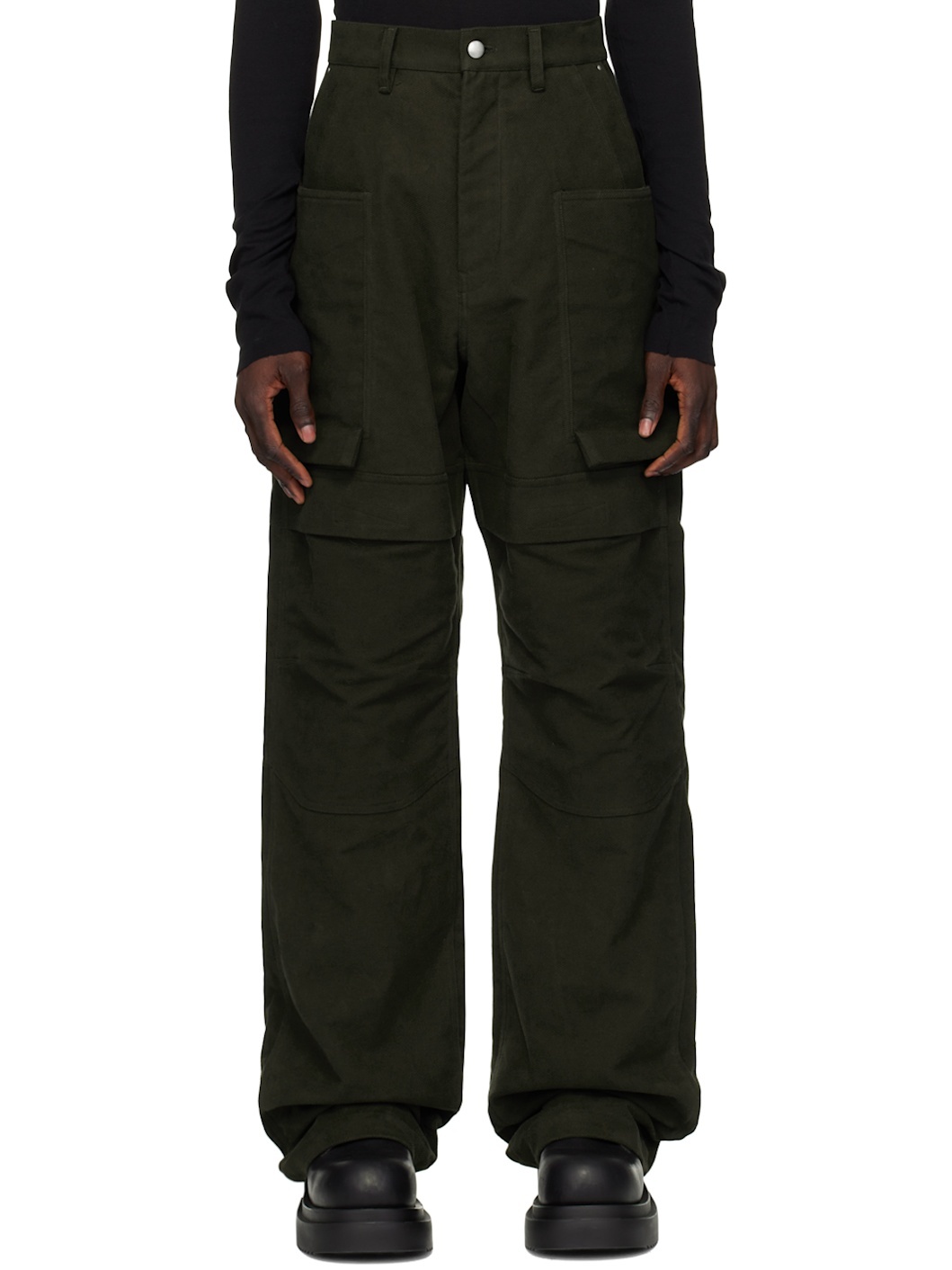 Green Porterville Stefan Cargo Pants - 1