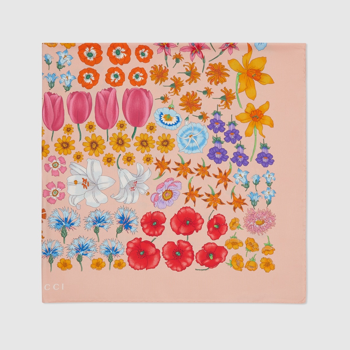 Printed silk carré - 2