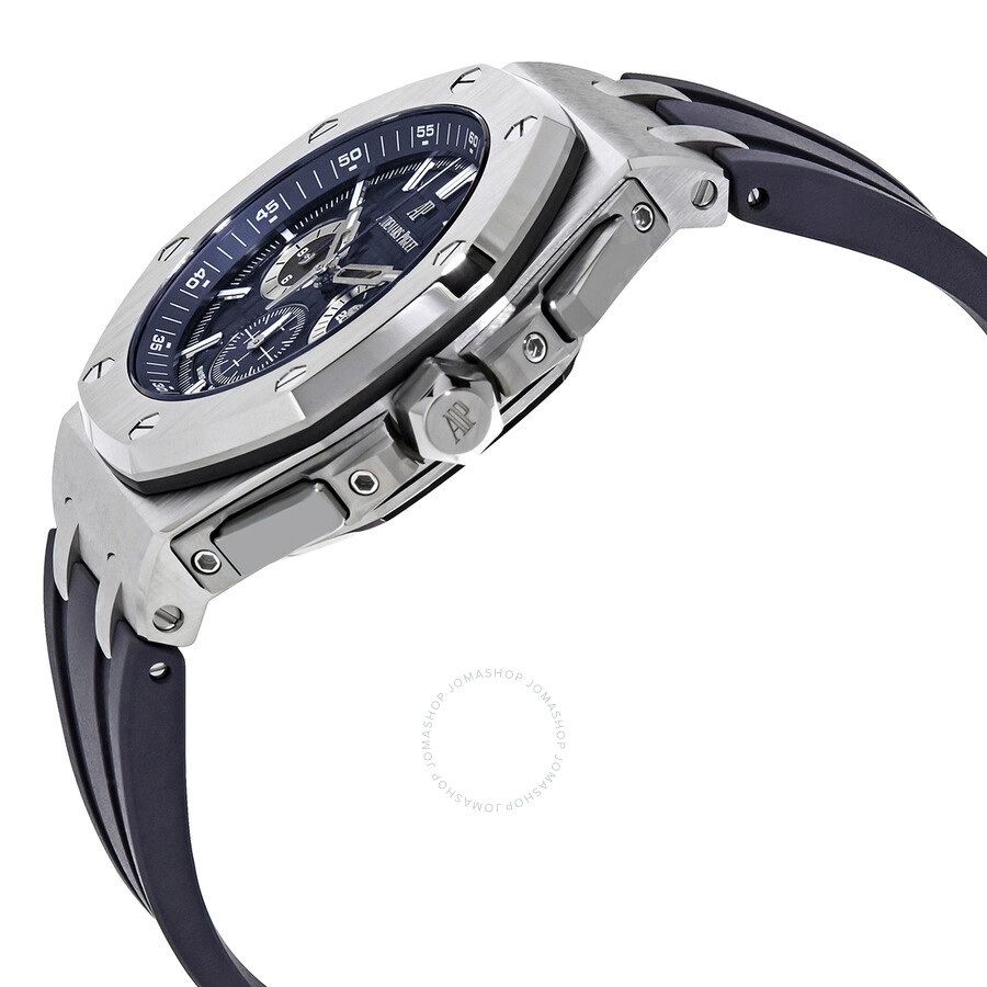 Pre-owned Audemars Piguet Royal Oak Offshore Chronograph Blue Dial Men's Watch 26480TI.OO.A027CA.01 - 2