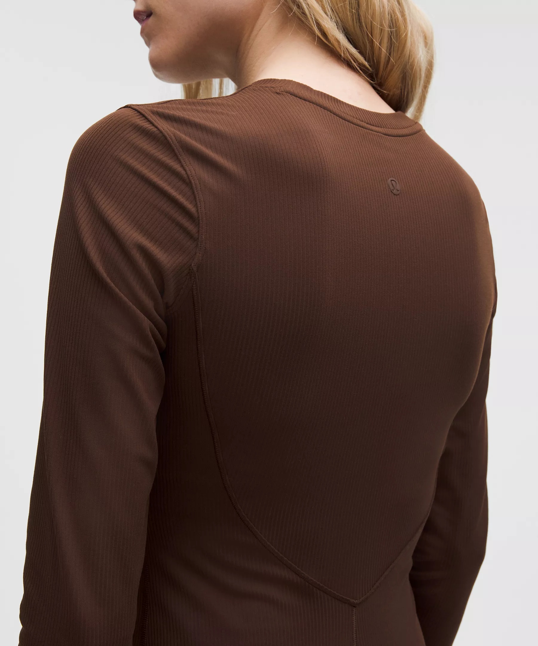 All Aligned Ribbed Long-Sleeve Henley Dress - 5