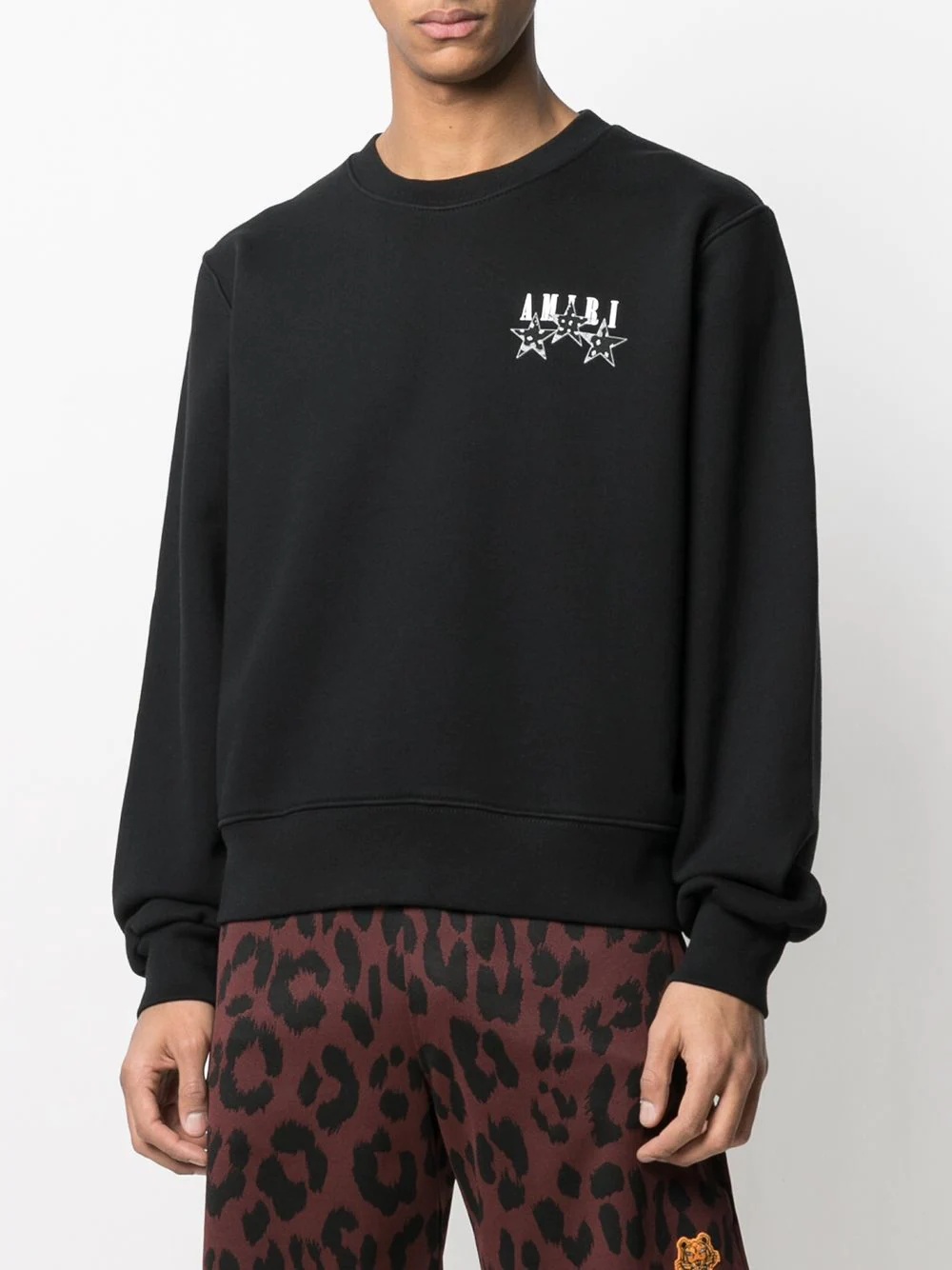 chest logo-print sweatshirt - 4