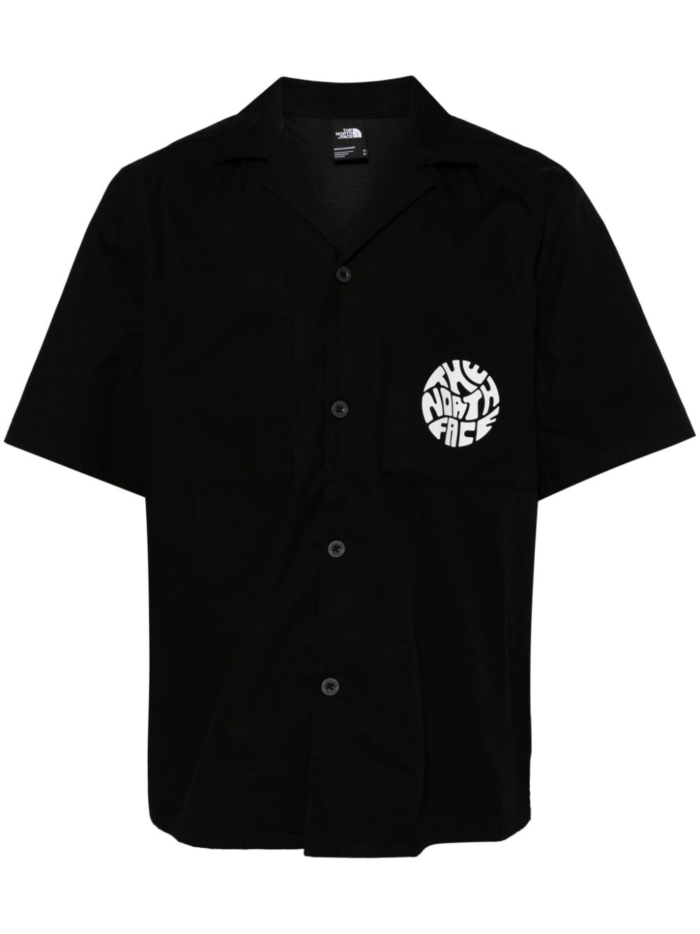 logo-print short-sleeved shirt - 1