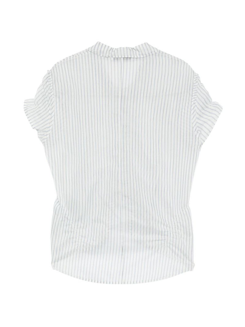 LOW CLASSIC striped ruffled shirt outlook