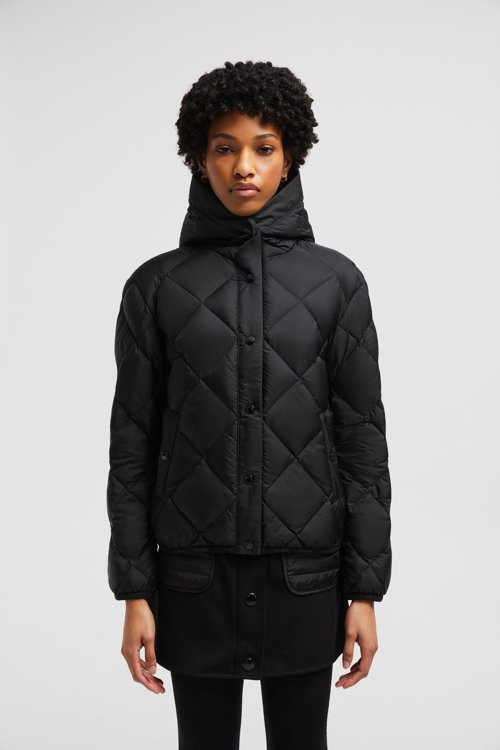 Moncler Arvouin Short Down Jacket | REVERSIBLE