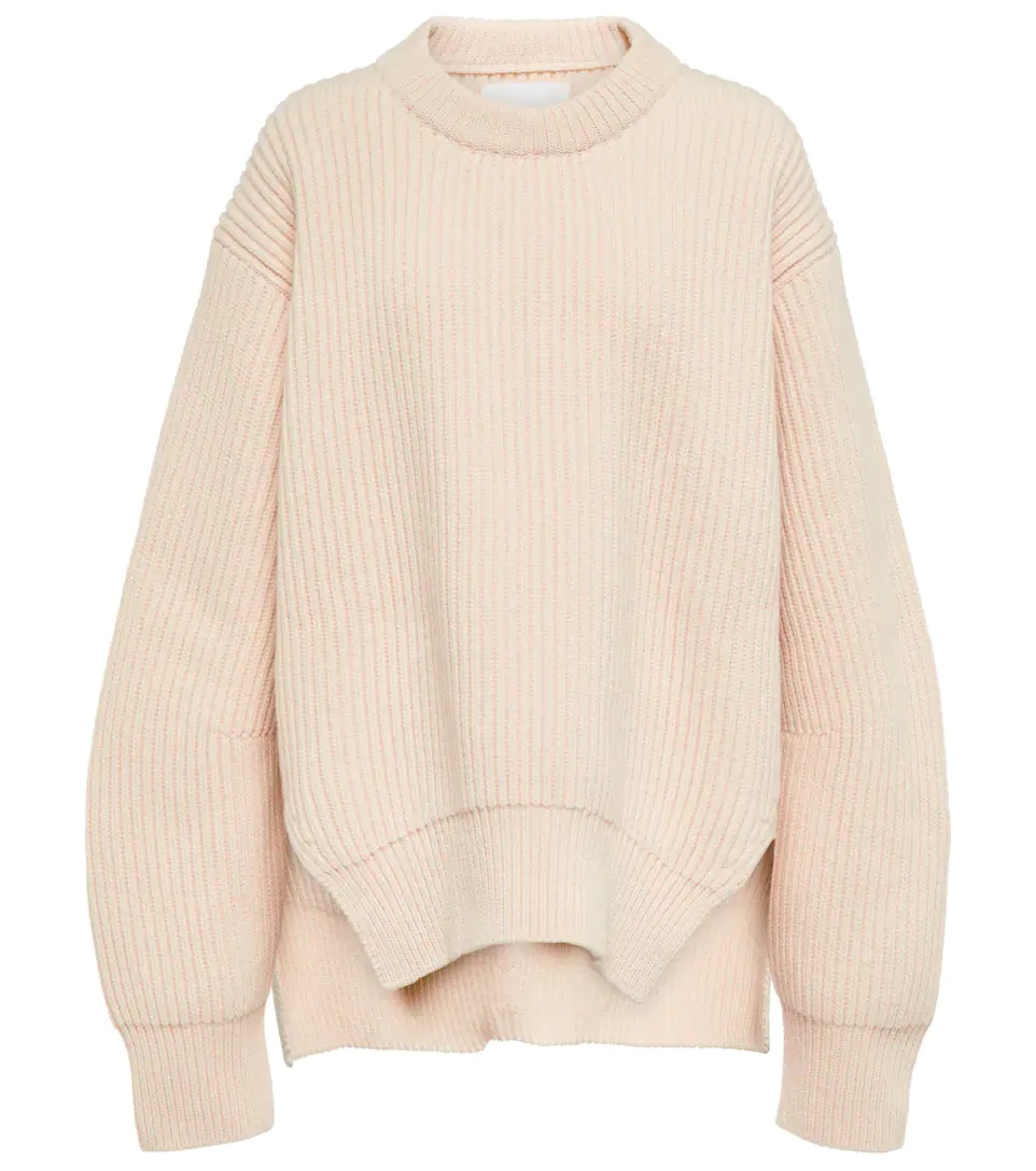 Ribbed-knit sweater - 1