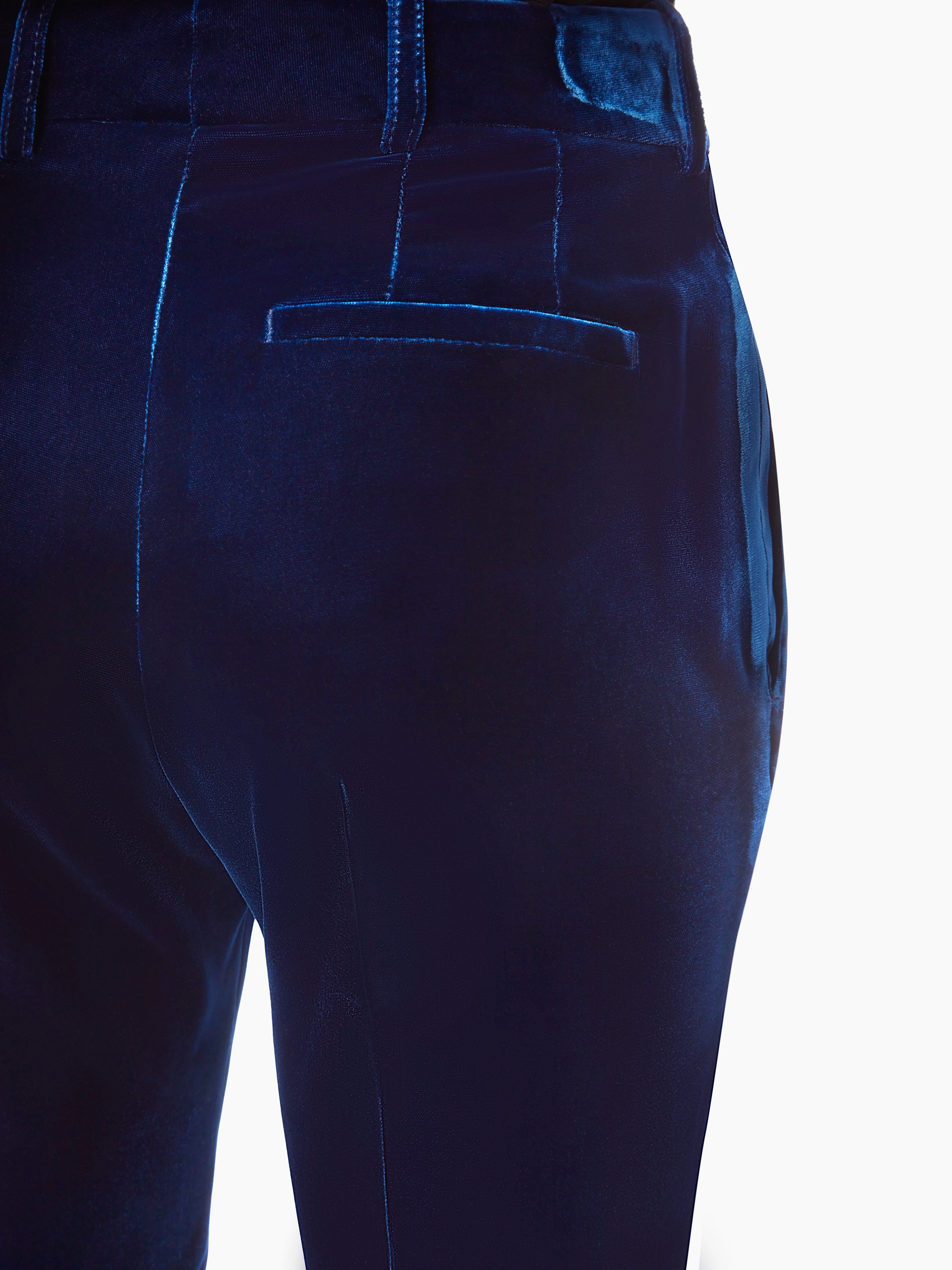 FLUID VELVET STRAIGHT PANTS - 3