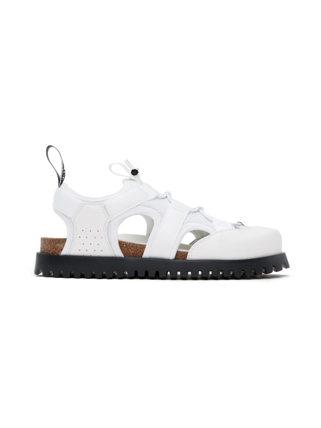 White Medusa Track Sandals - 1