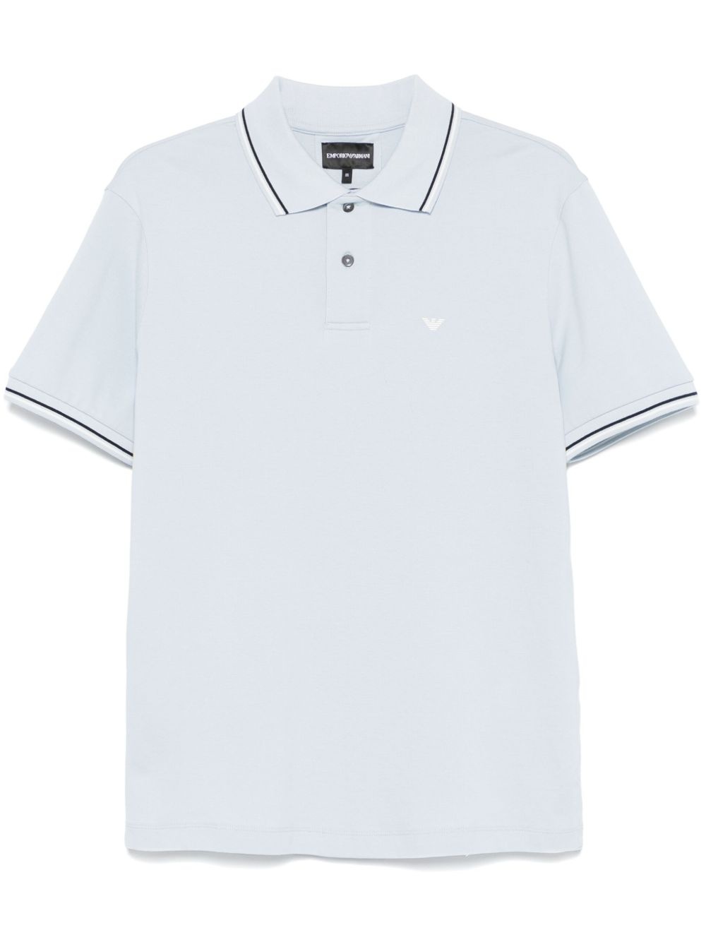 logo-print polo shirt - 1