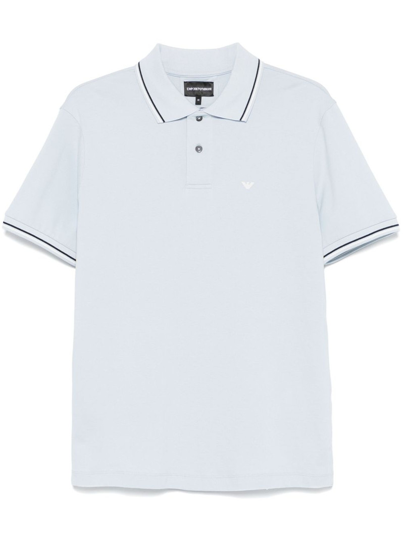 logo-print polo shirt 1