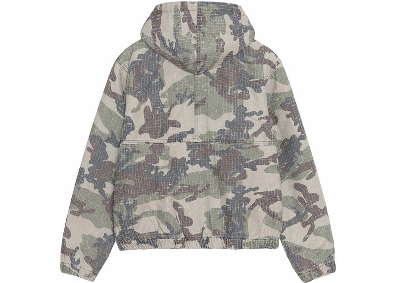 Stüssy Stussy Camo Canvas Needlepunch Work Jacket Woodland Camo outlook