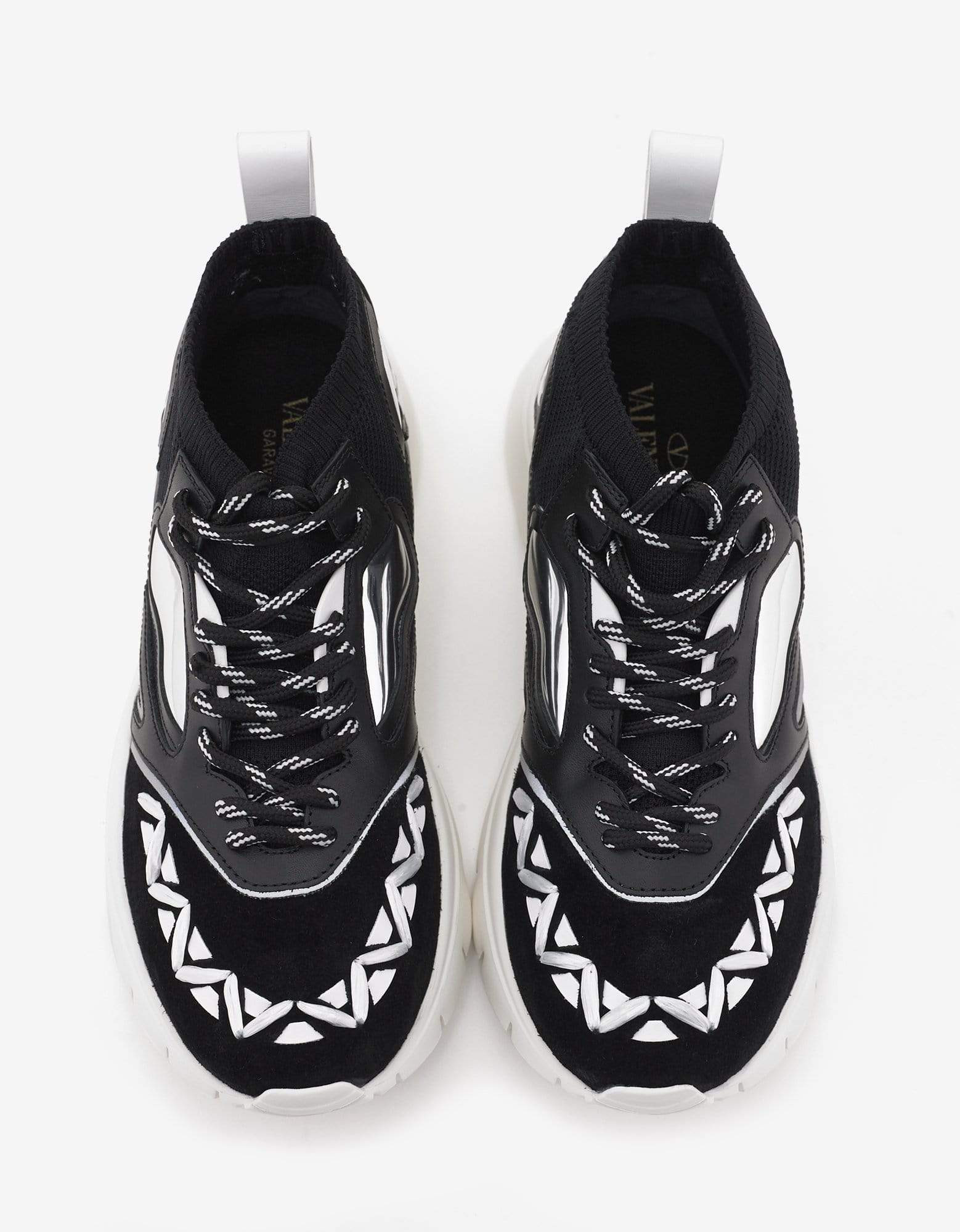 Valentino Heroes Reflex Black High Top Trainers - 5