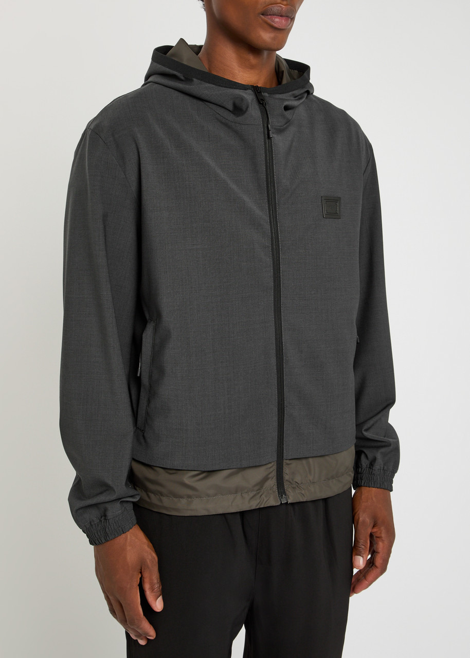 Dolce & Gabbana Tech Hooded Wool-blend Jacket - 2