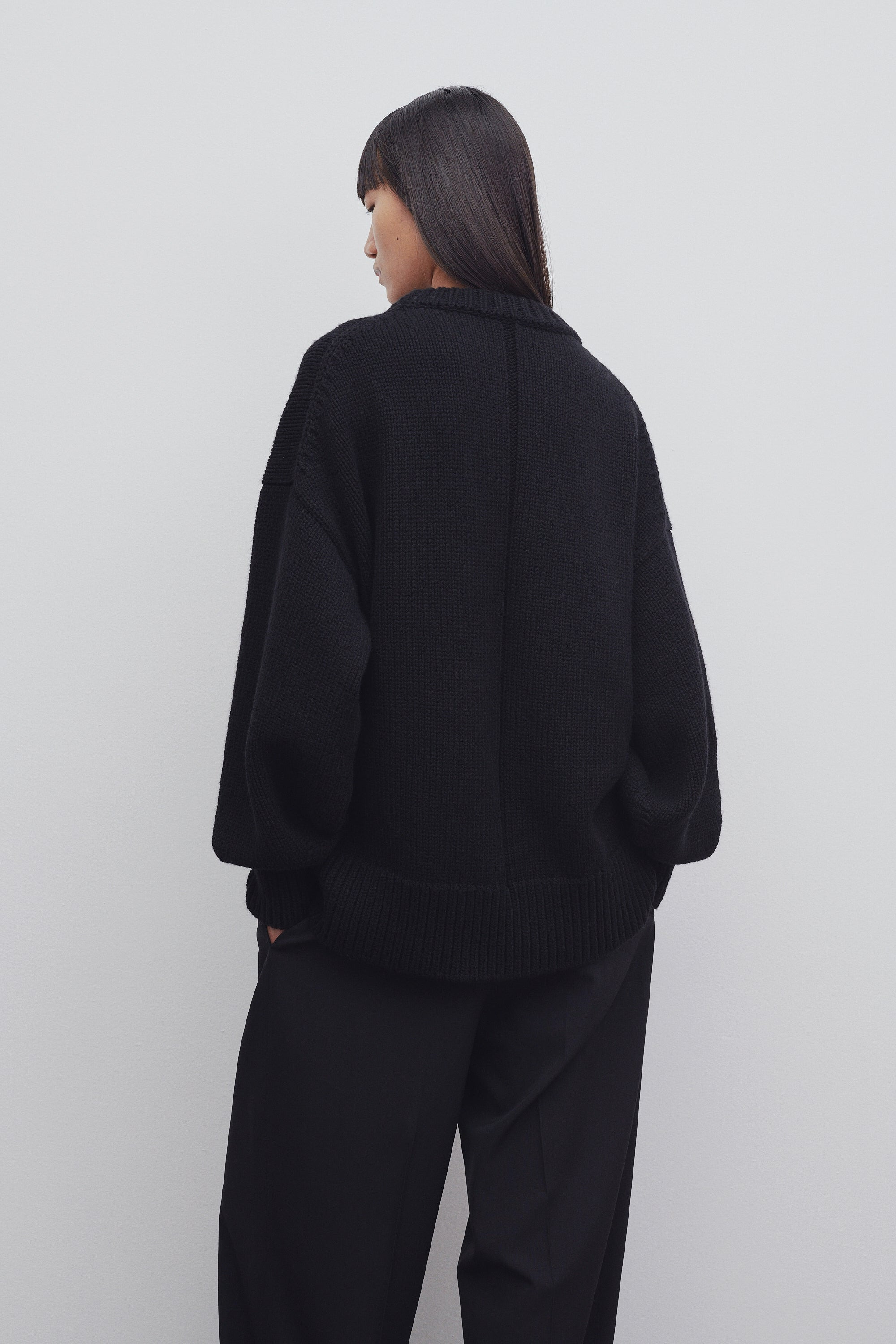 Ophelia Top in Wool and Cashmere - 4