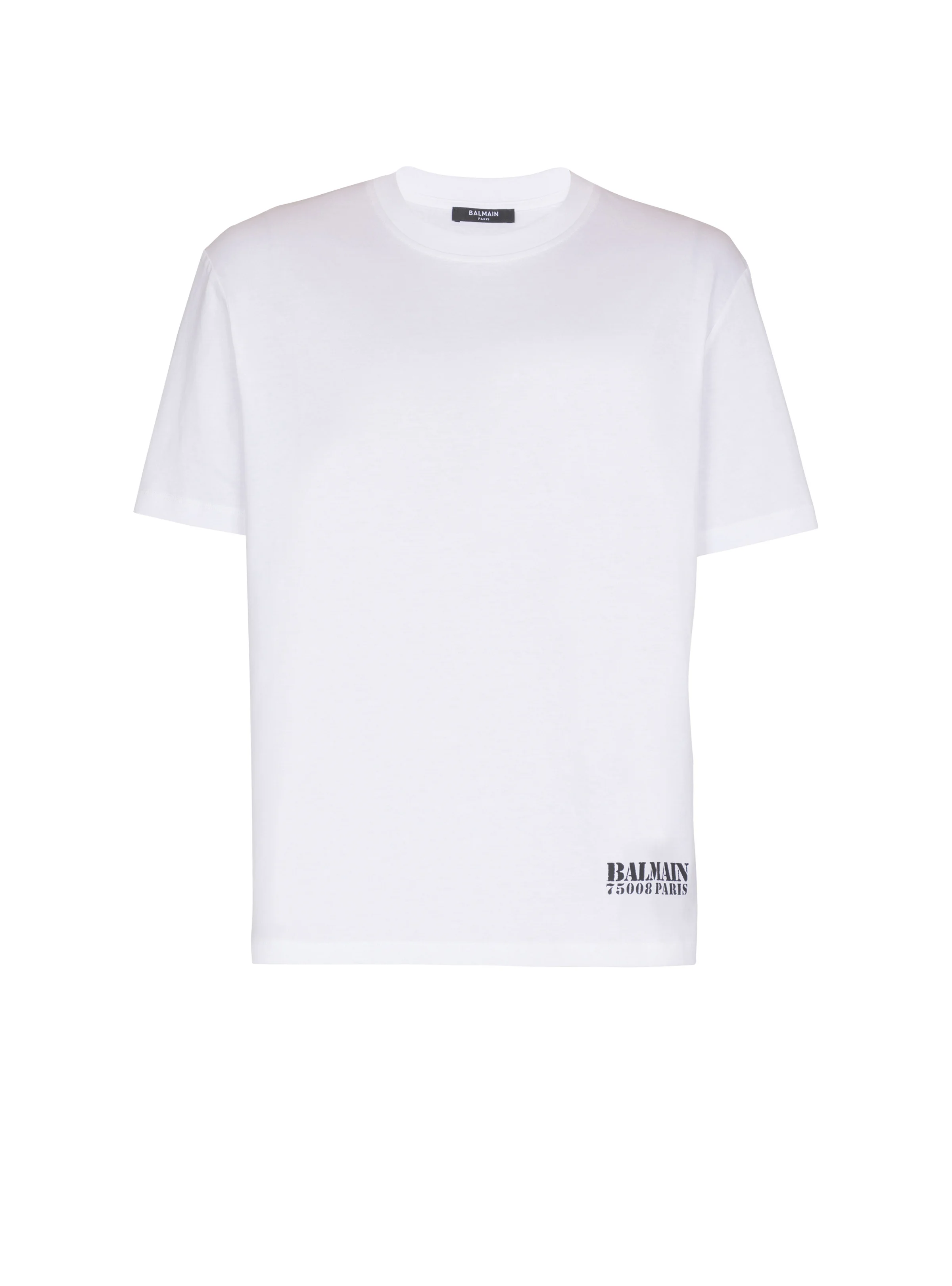 Small Balmain Stamp printed T-shirt - 1