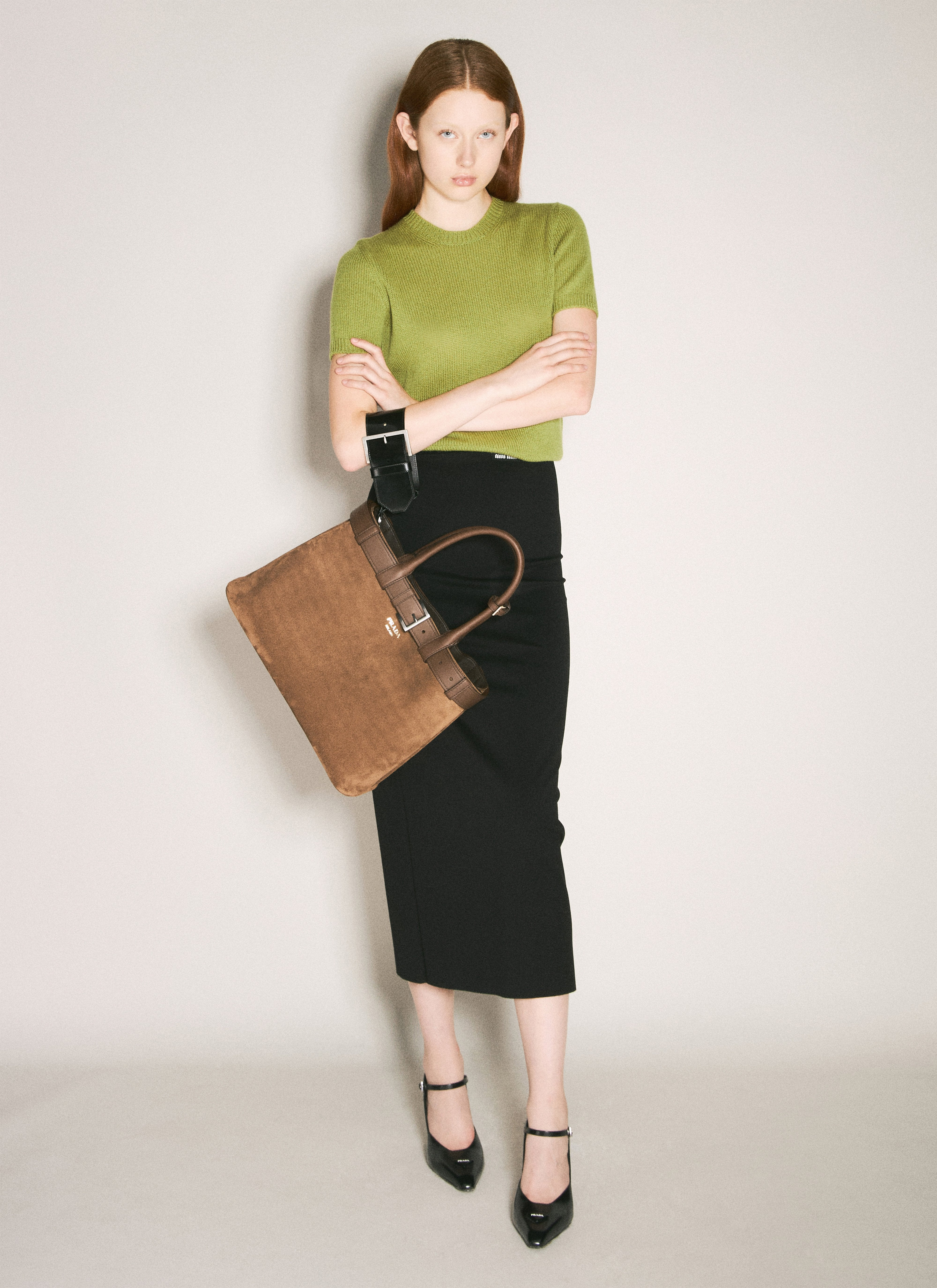 Prada Women Leather Wrist Strap - 2