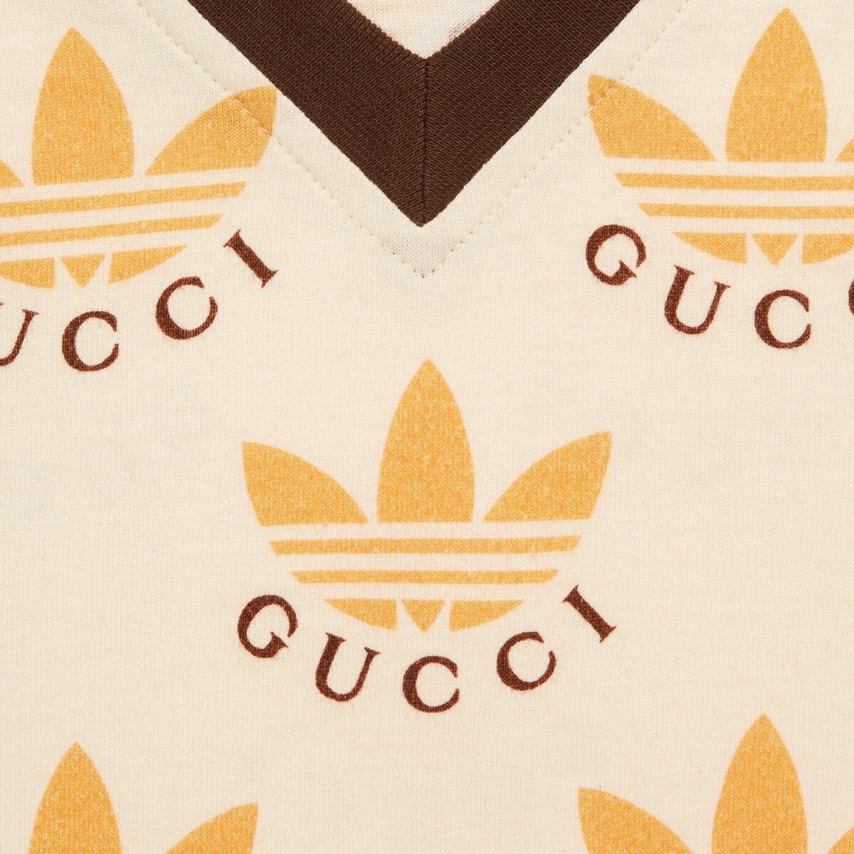 adidas x Gucci Trefoil print T-shirt - 5