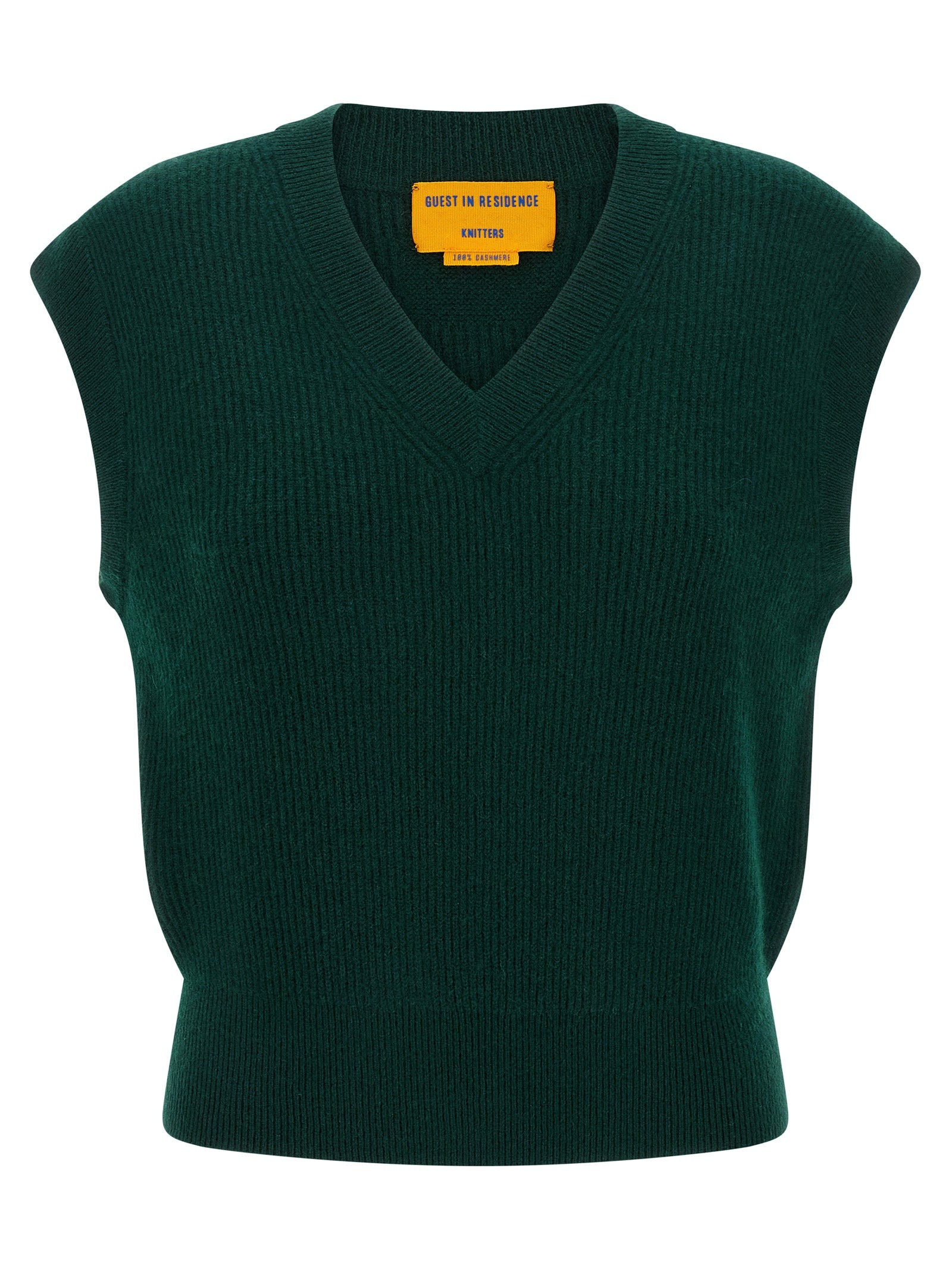 Rib Gilet Green - 1
