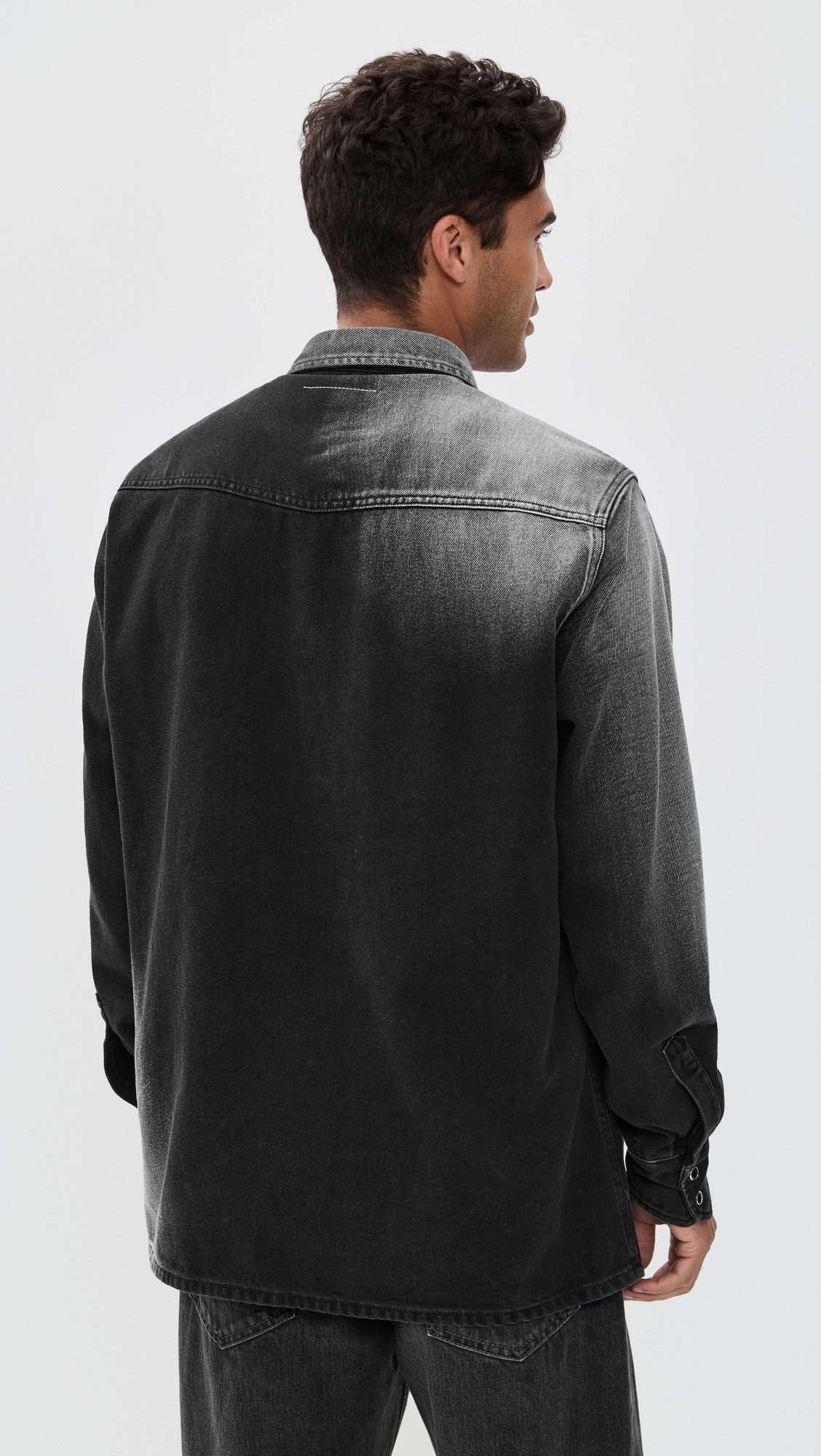 Ombre Western Denim Shirt - 2
