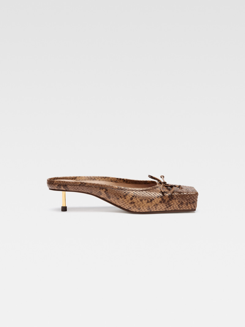 낮은 발레 mules - 1