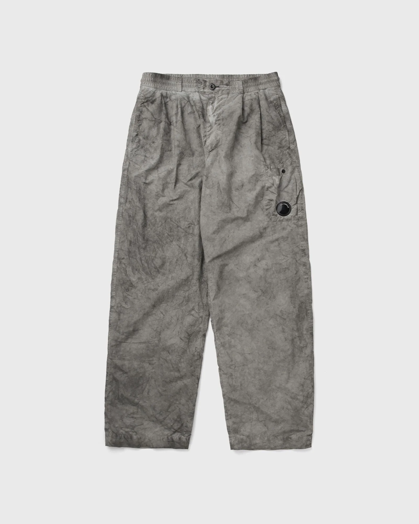 FLATT NYLON LOOSE CARGO PANTS - 1