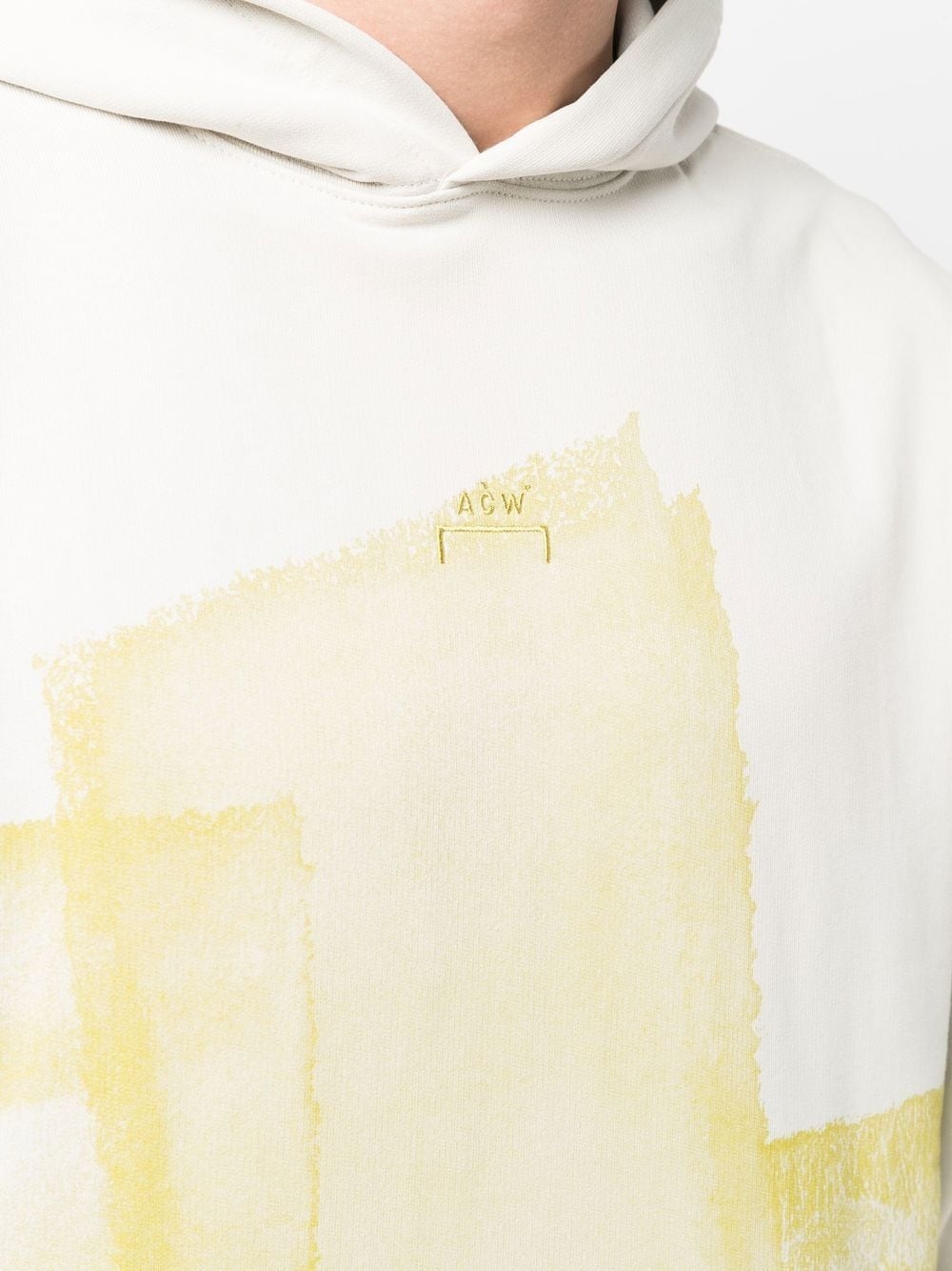 graphic-print cotton hoodie - 5