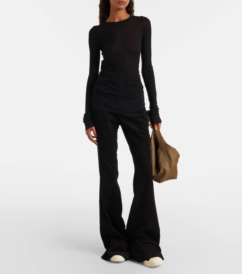 Rick Owens Jumbolace canvas sneakers outlook