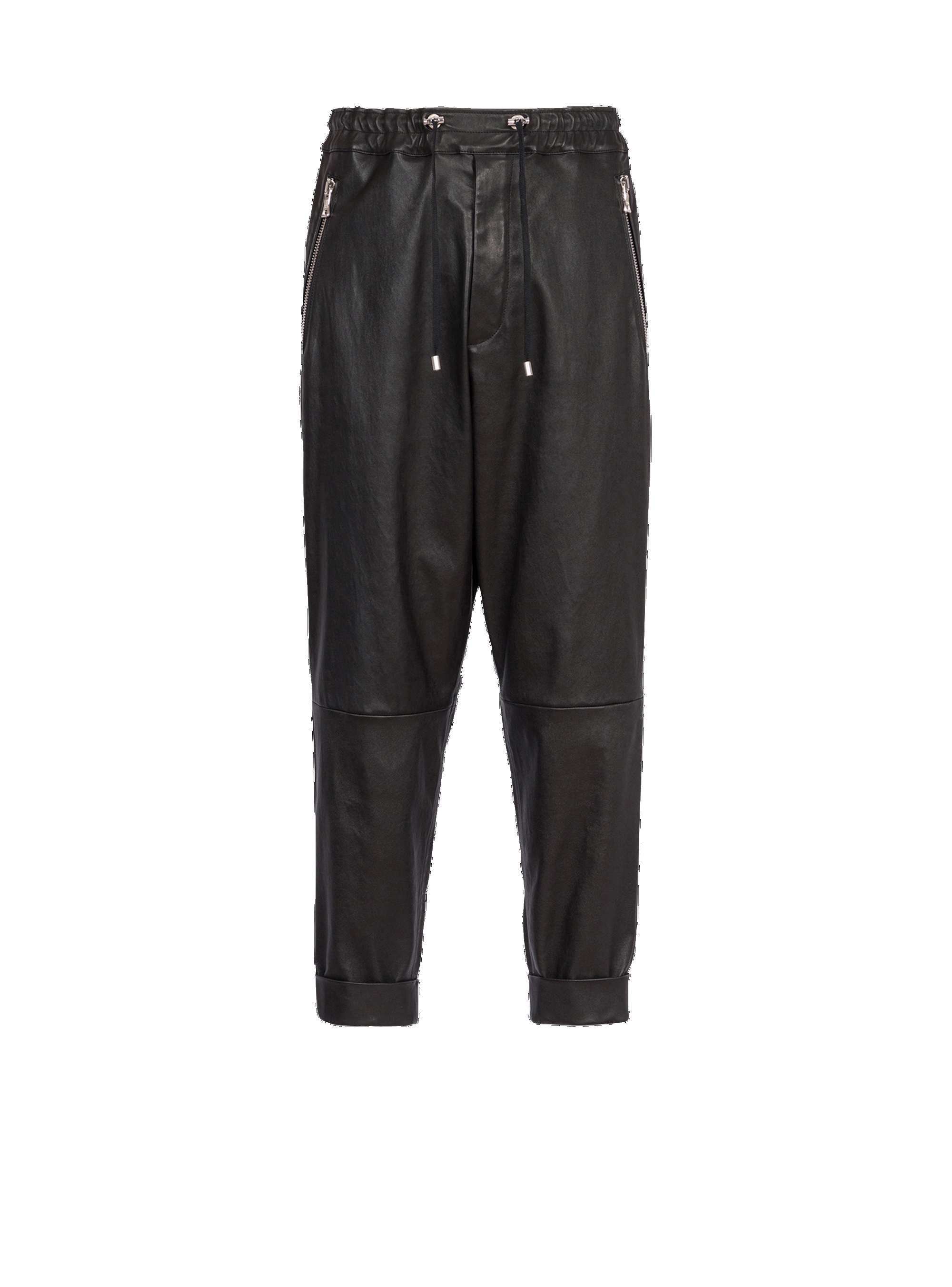 Harem cut leather pants - 1