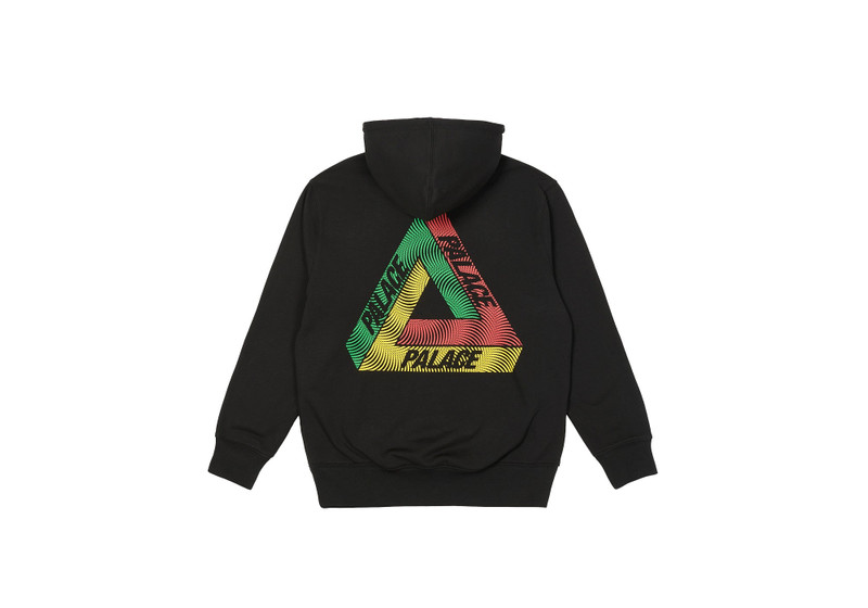 SWIRL TRI-FERG HOOD BLACK - 1