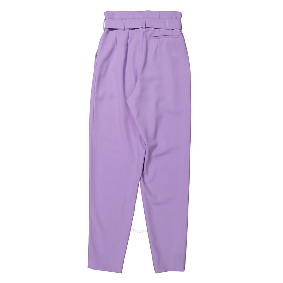 Moschino Ladies Violet Straight Leg Trousers - 2