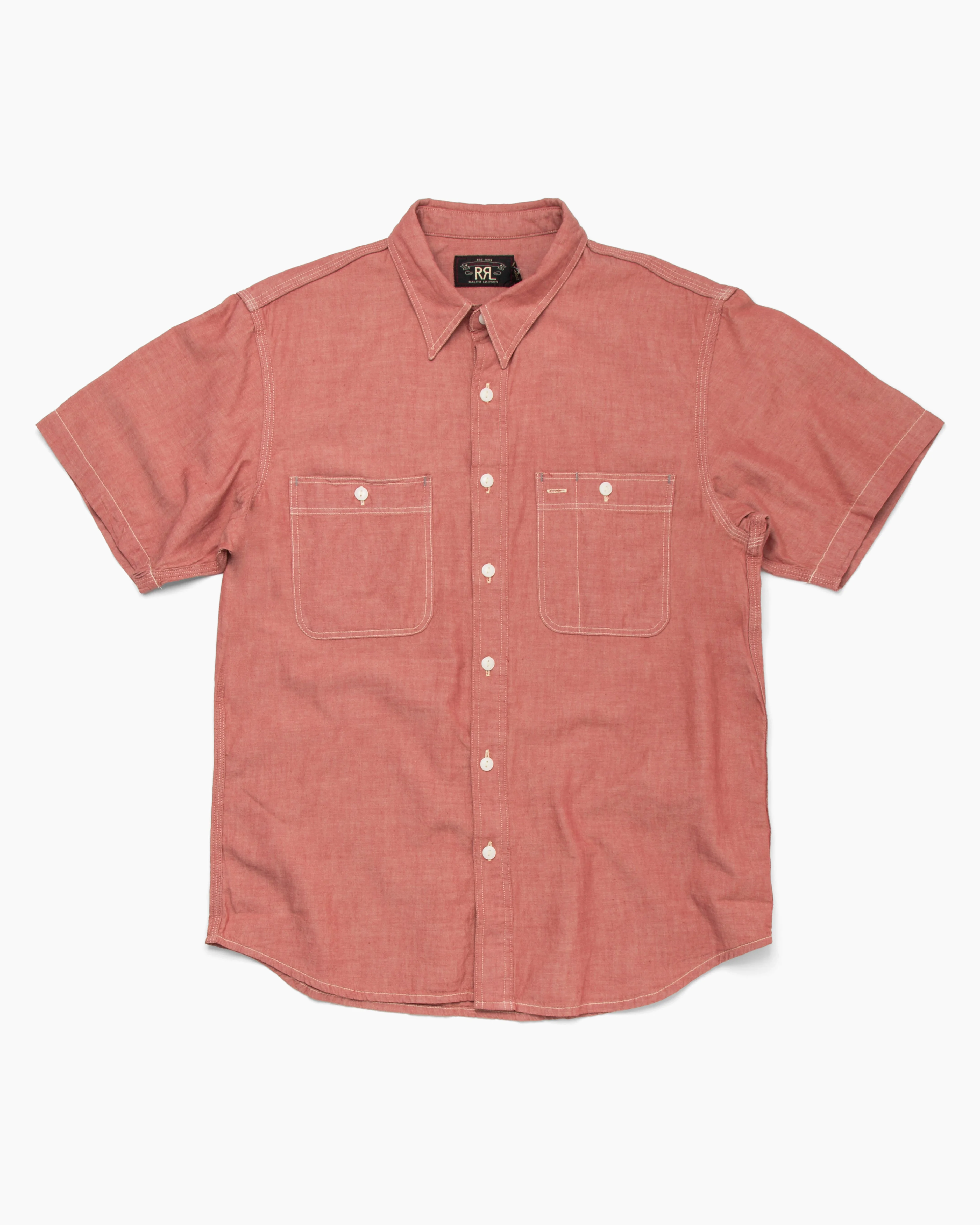 Selvedge-Detailed Chambray Workshirt - 1