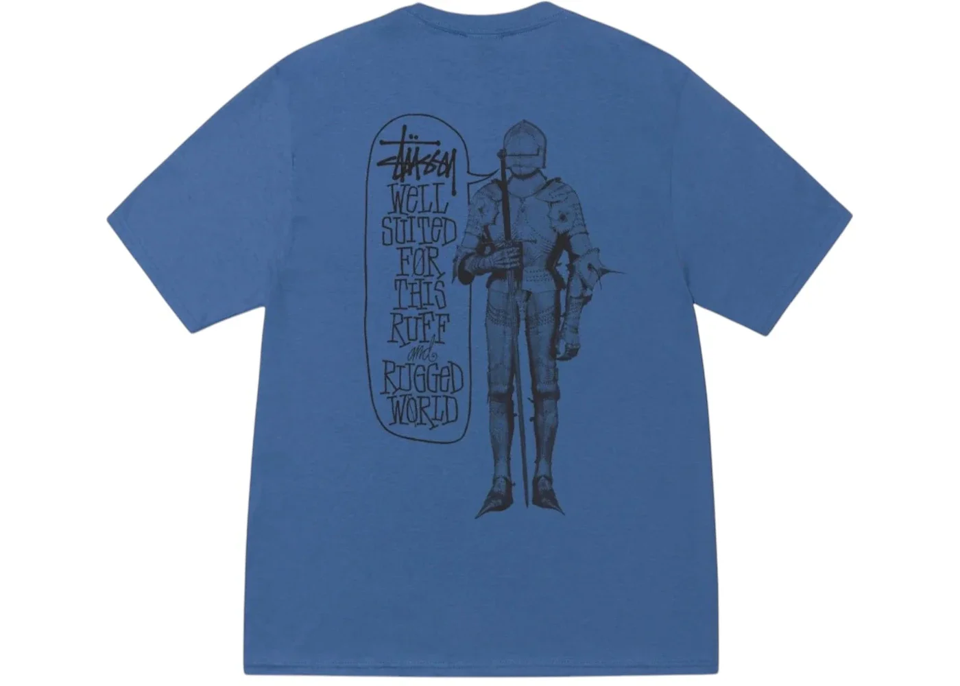 Stussy Well Suited Tee Blue - 1
