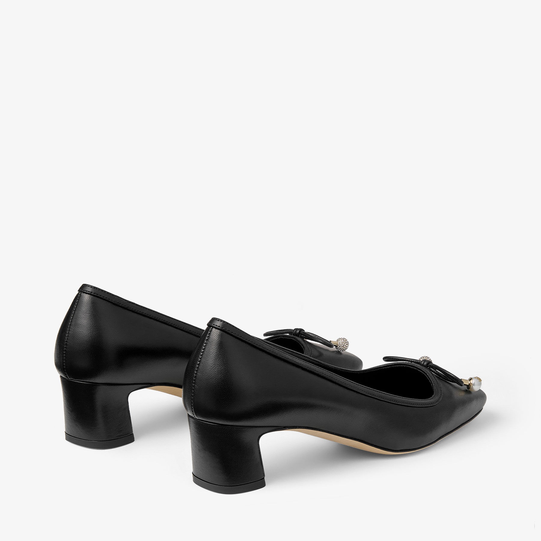 Elme 45
Black Nappa Leather Pumps - 6