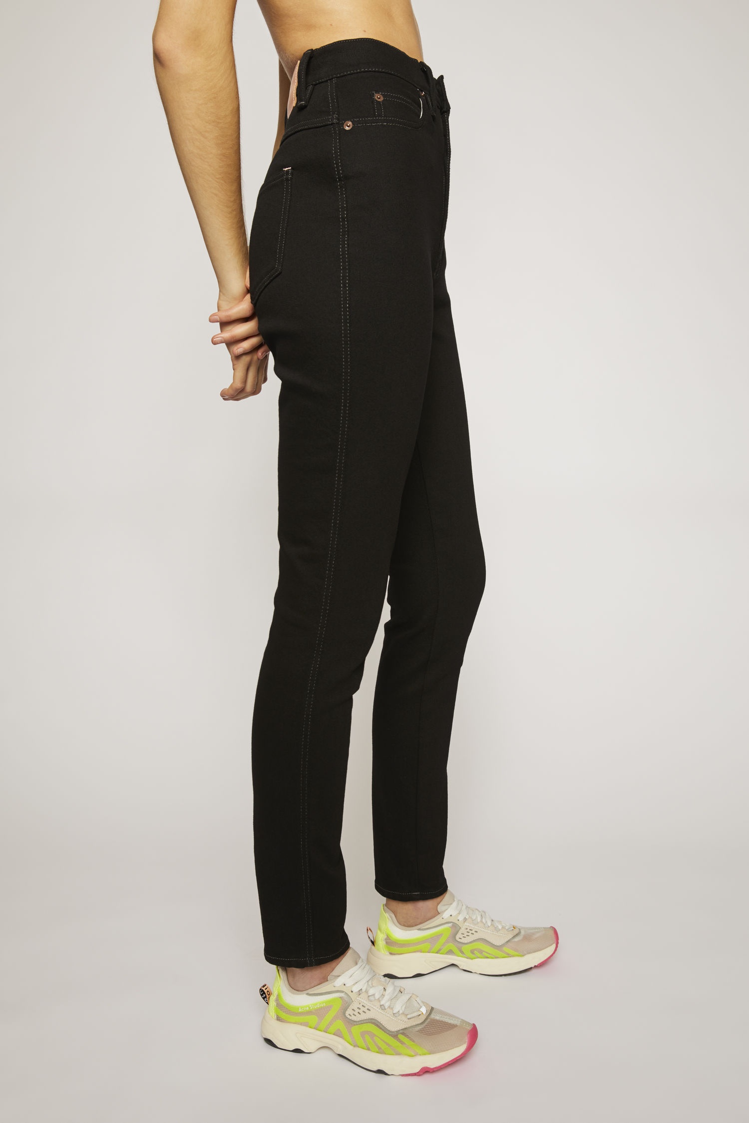 Super high-rise skinny jeans black - 5