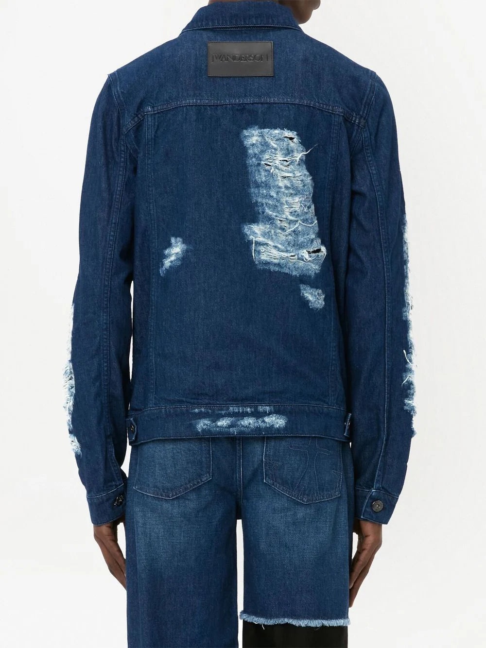 DISTRESSED -EFFECT DENIM JACKET - 3