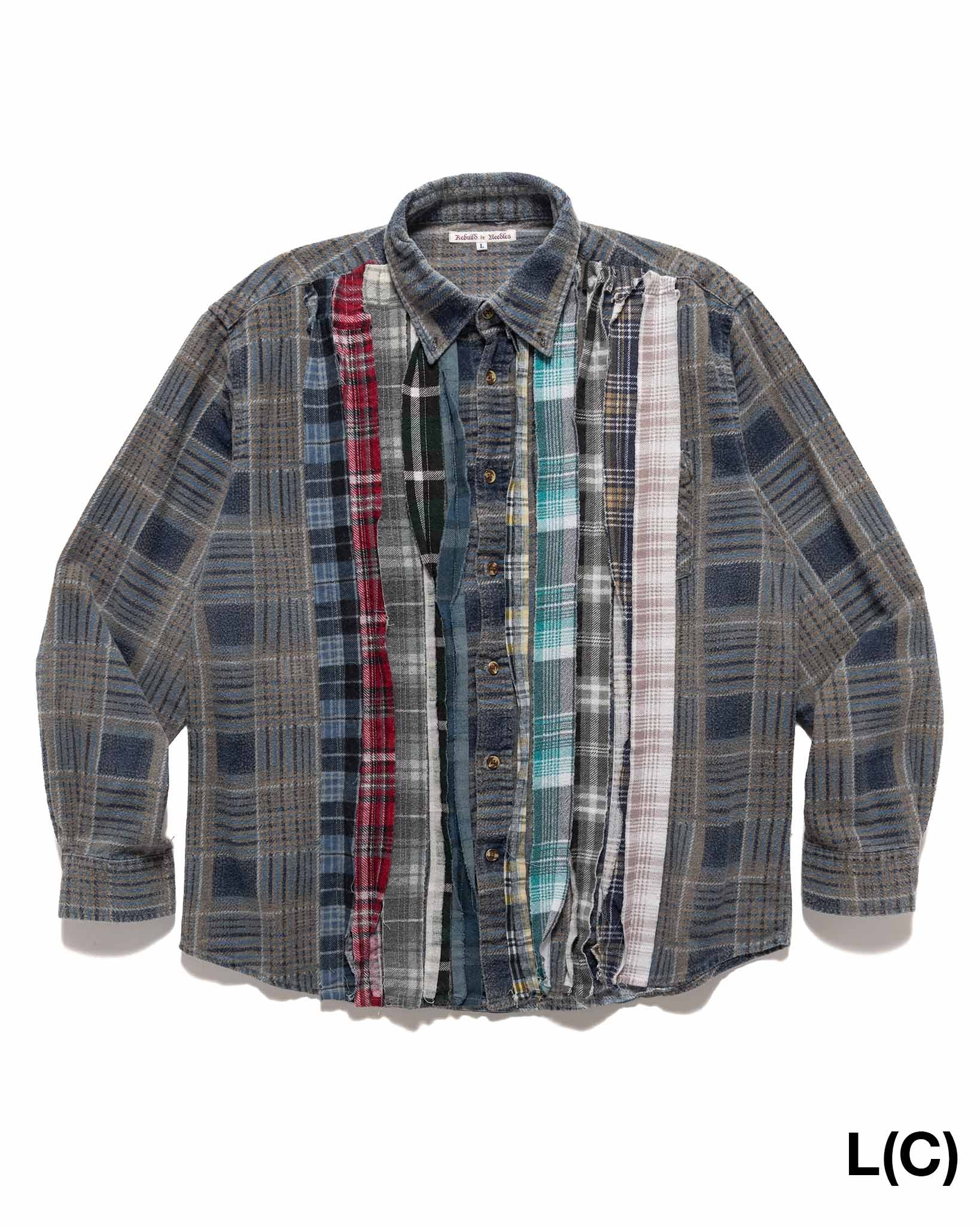 Rebuild by Needles Flannel Shirt -> Ribbon Shirt Assorted - 15