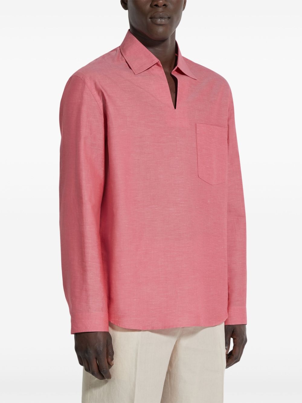 crossover polo shirt - 3