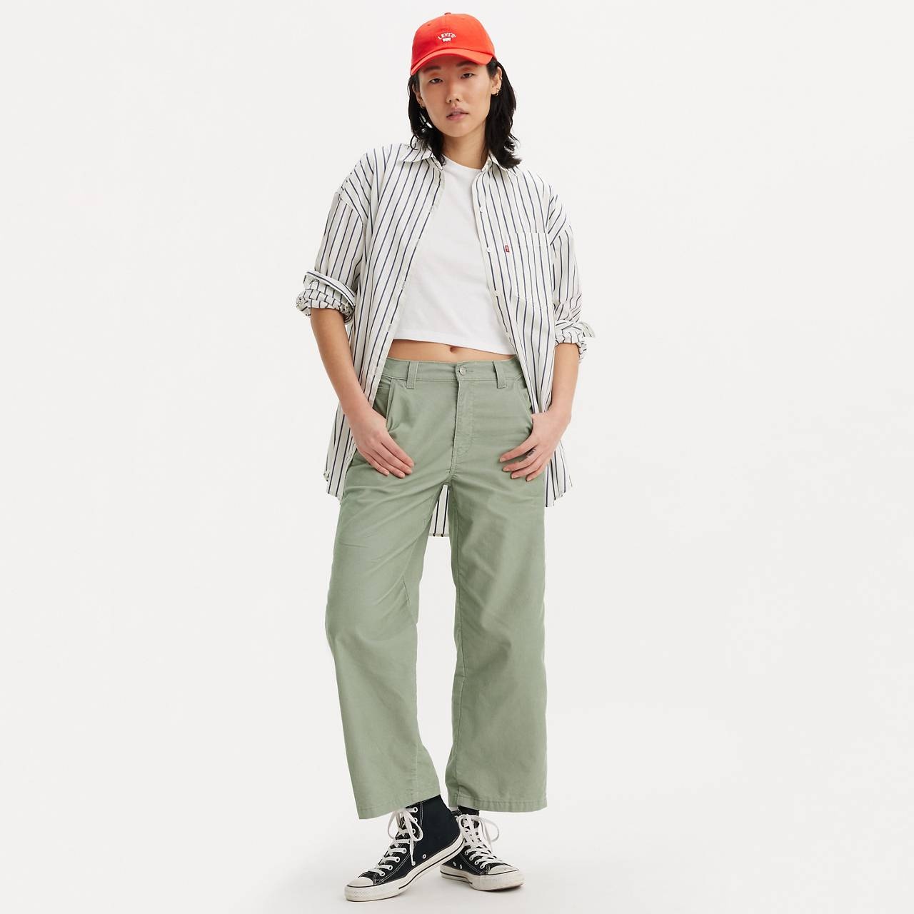 BAGGY CARPENTER LIGHTWEIGHT CORDUROY WOMEN'S PANTS - 2