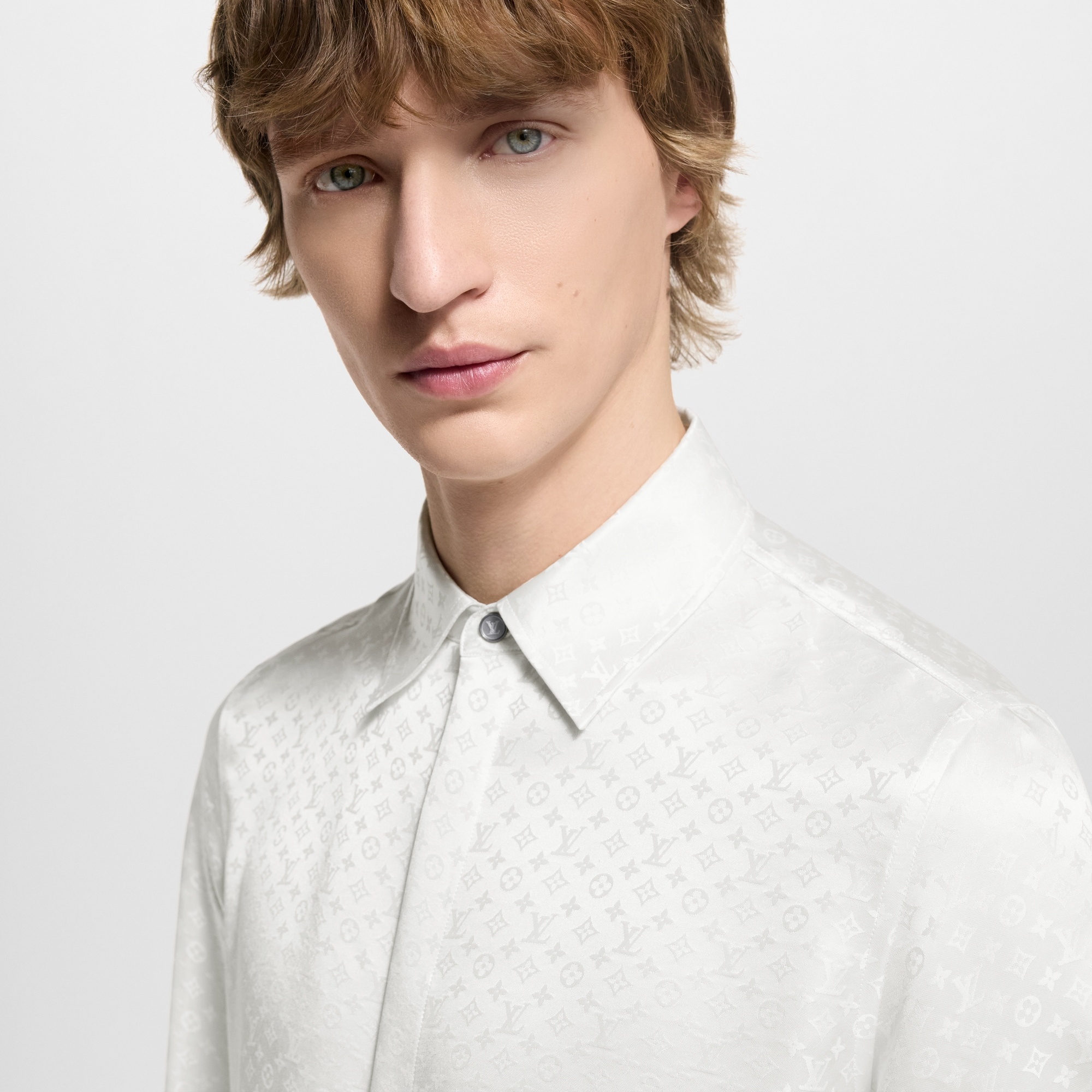 Mini Monogram Silk Evening Shirt - 4